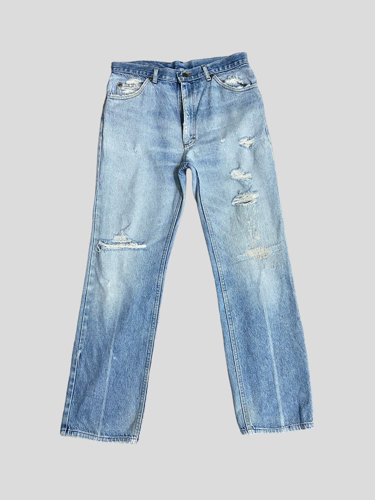 Lee VINTAGE LEE DISTRESSED DENIM Size US 30 / EU 46 - 2 Thumbnail