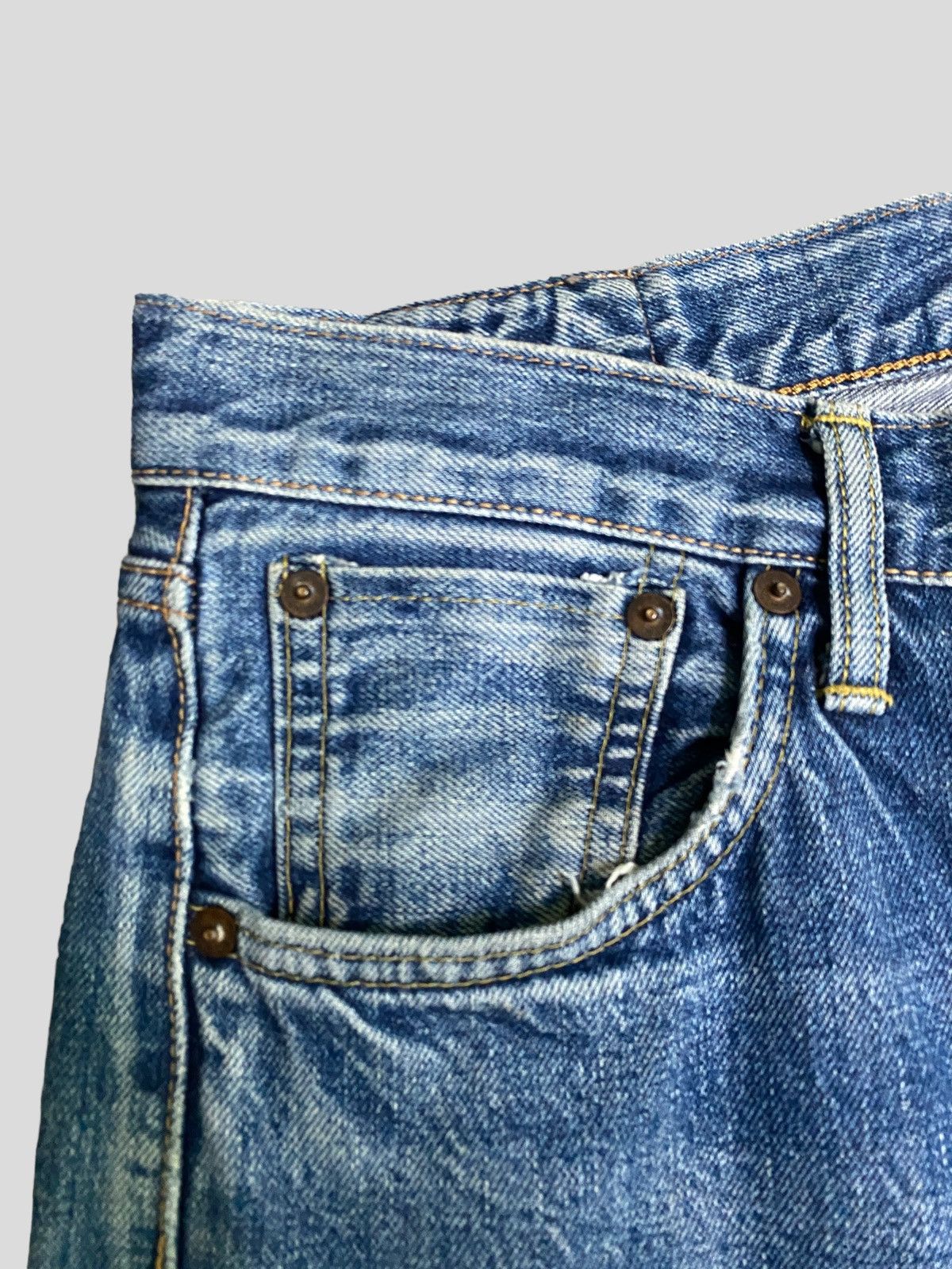 Edwin VINTAGE SELVEDGE EDWIN 505 DISTRESSED DENIM Size US 29 - 8 Thumbnail