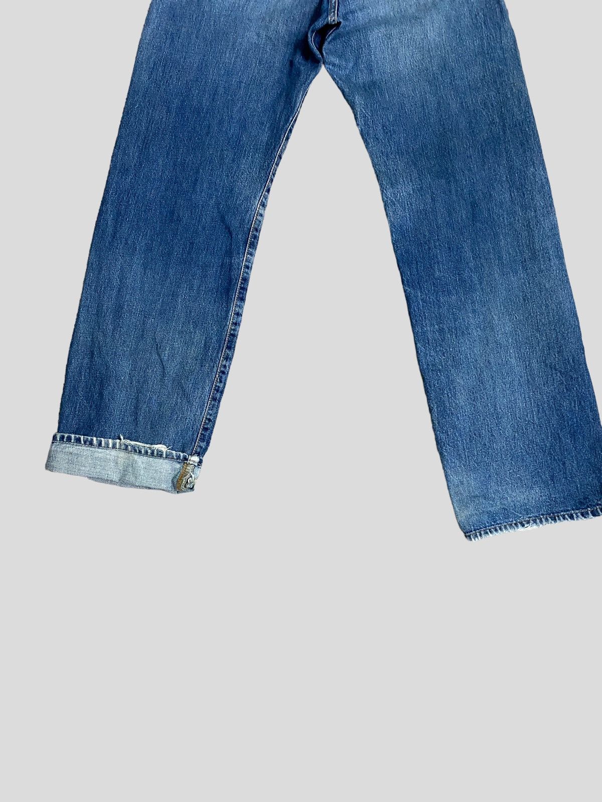 Edwin VINTAGE SELVEDGE EDWIN 505 DISTRESSED DENIM Size US 29 - 13 Thumbnail