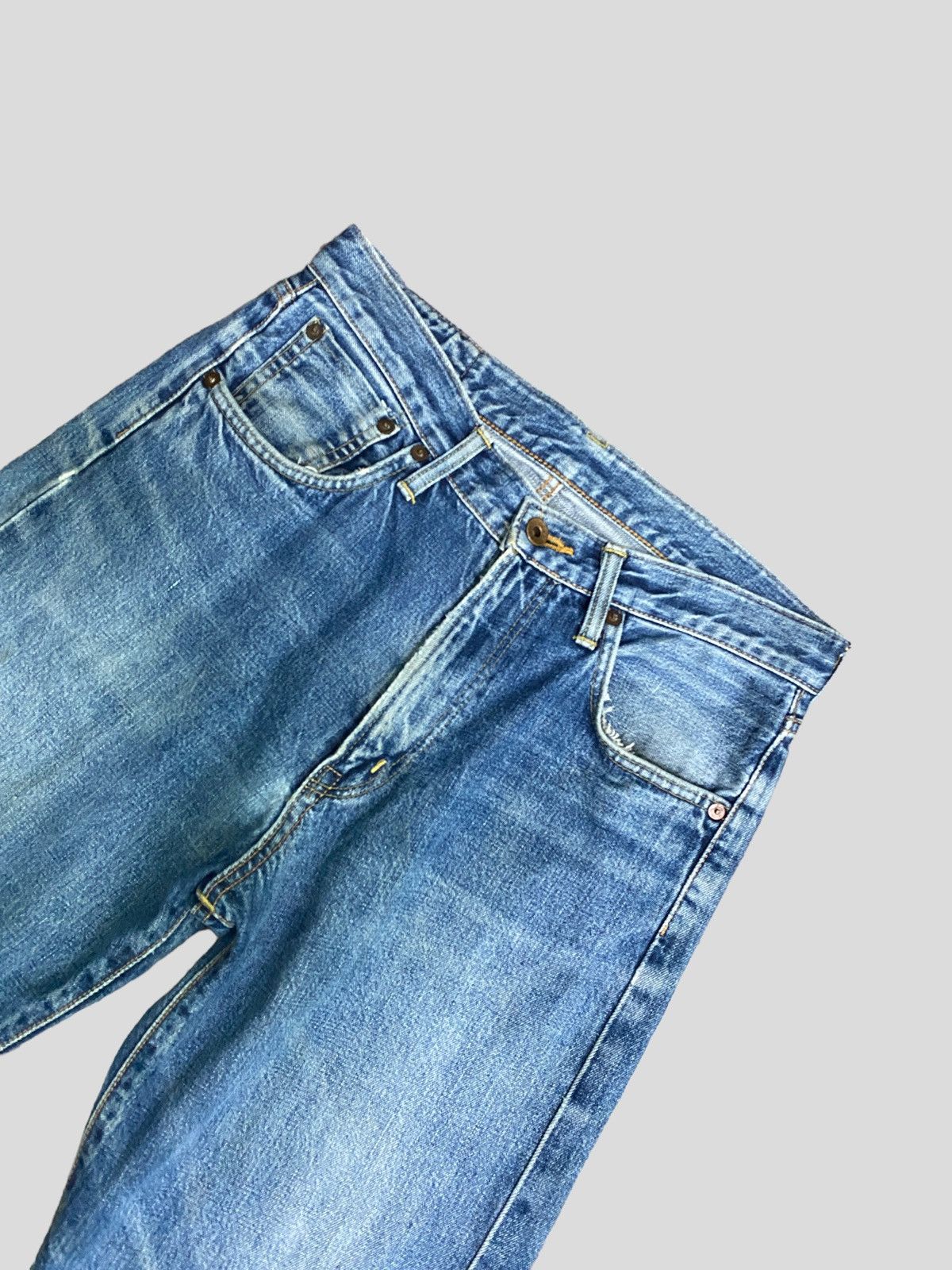 Edwin VINTAGE SELVEDGE EDWIN 505 DISTRESSED DENIM Size US 29 - 4 Thumbnail