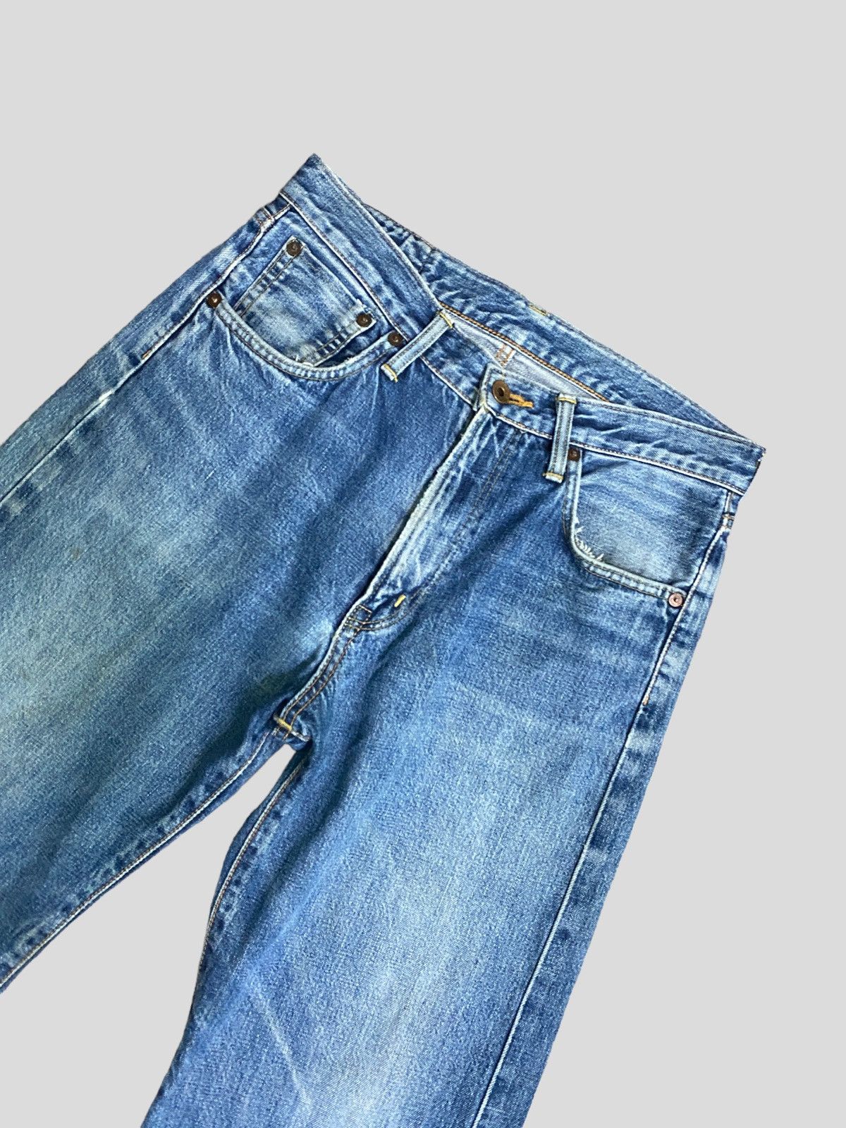 Edwin VINTAGE SELVEDGE EDWIN 505 DISTRESSED DENIM Size US 29 - 9 Thumbnail