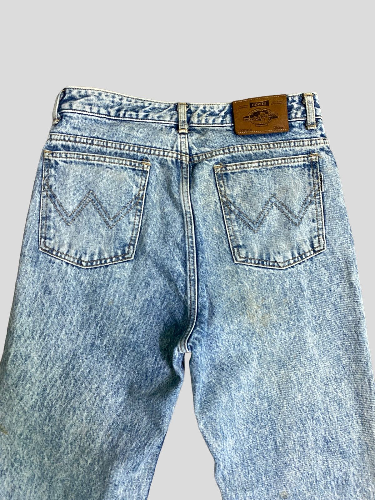 Edwin × Vintage VINTAGE SKINNY EDWIN ACID WASH RUSTY JEANS Size US 27 - 10 Thumbnail