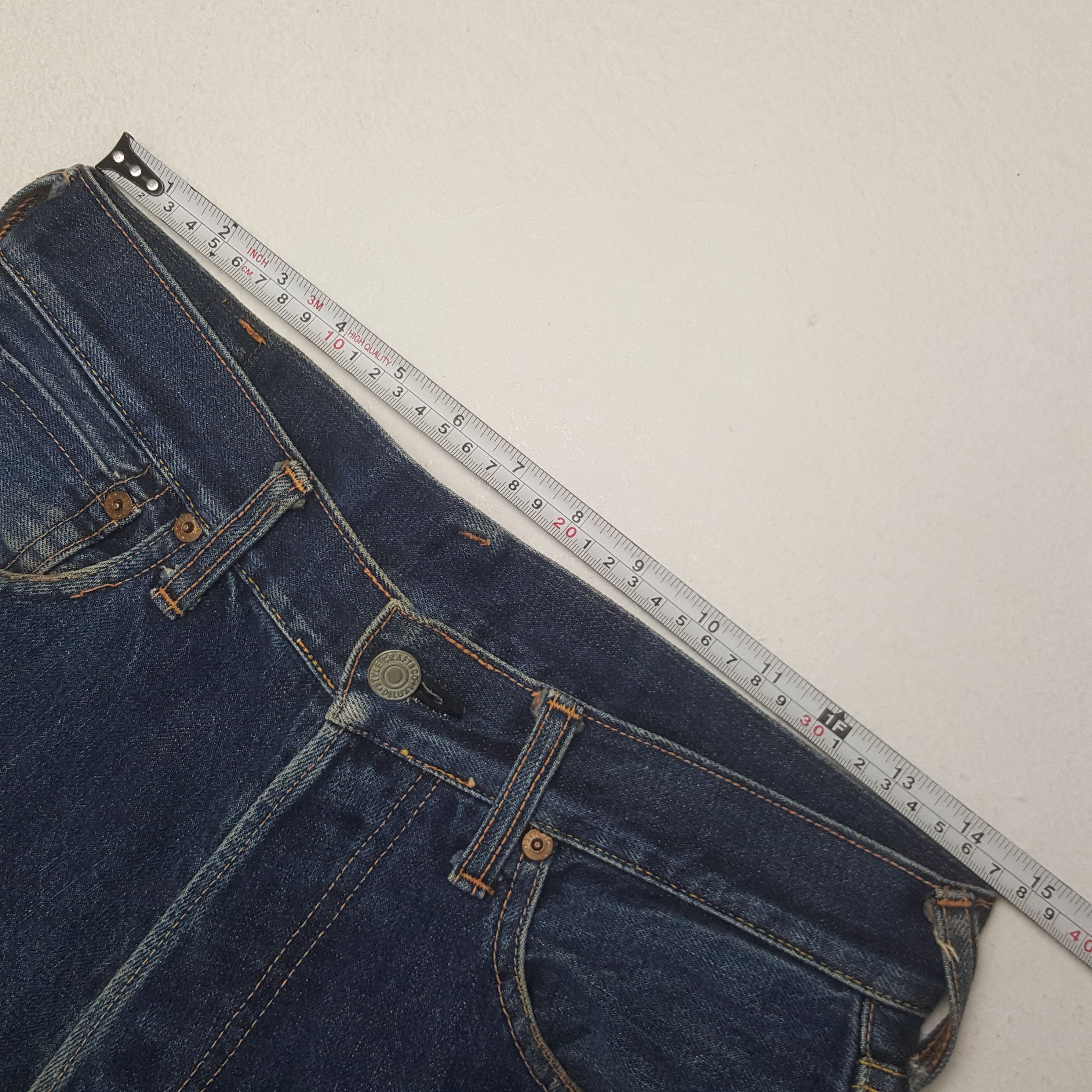 Japanese Brand Vintage Evis Japanese Brand Daicock Custom Art Denim Jeans Size US 29 - 7 Thumbnail
