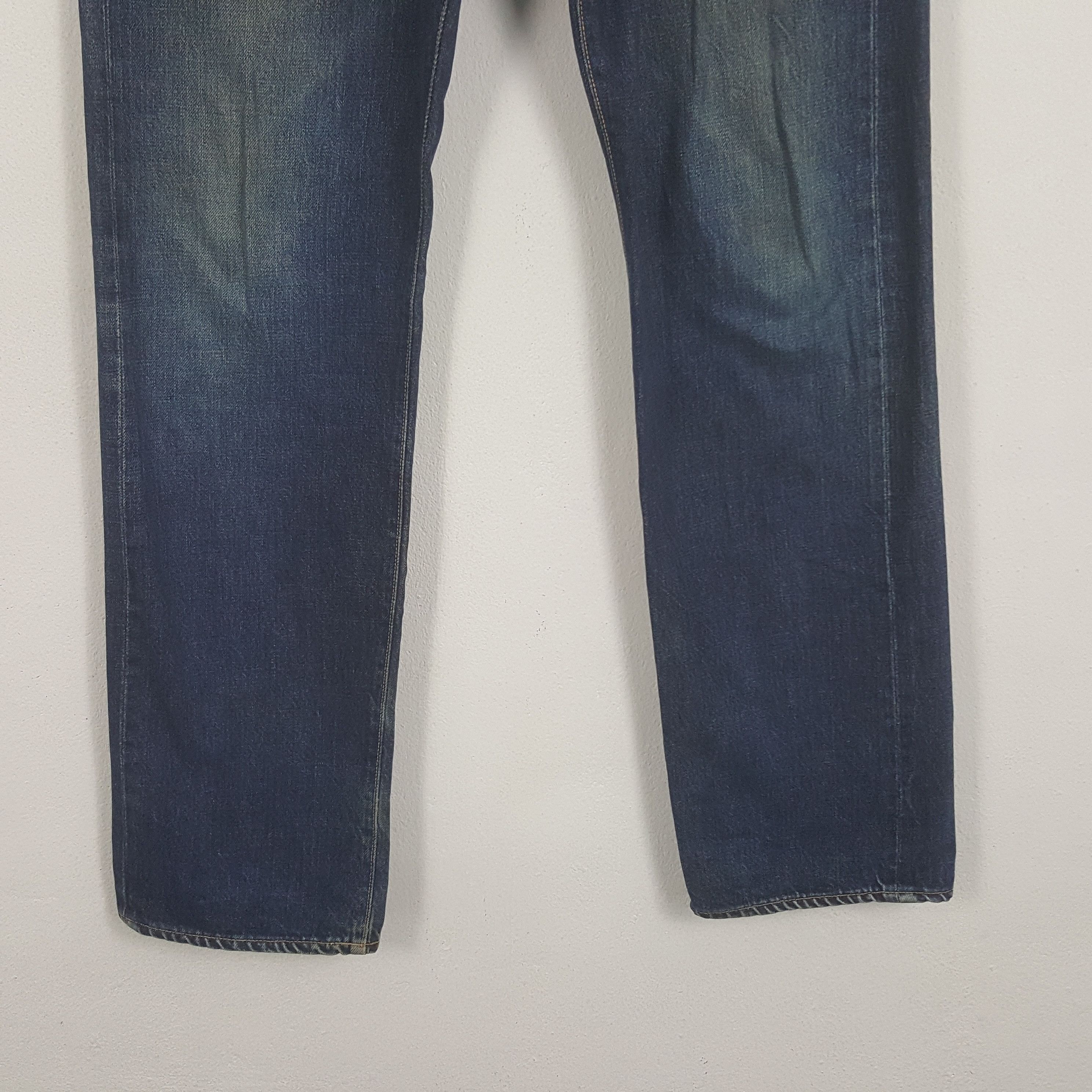 Japanese Brand Vintage Evis Japanese Brand Daicock Custom Art Denim Jeans Size US 29 - 6 Thumbnail