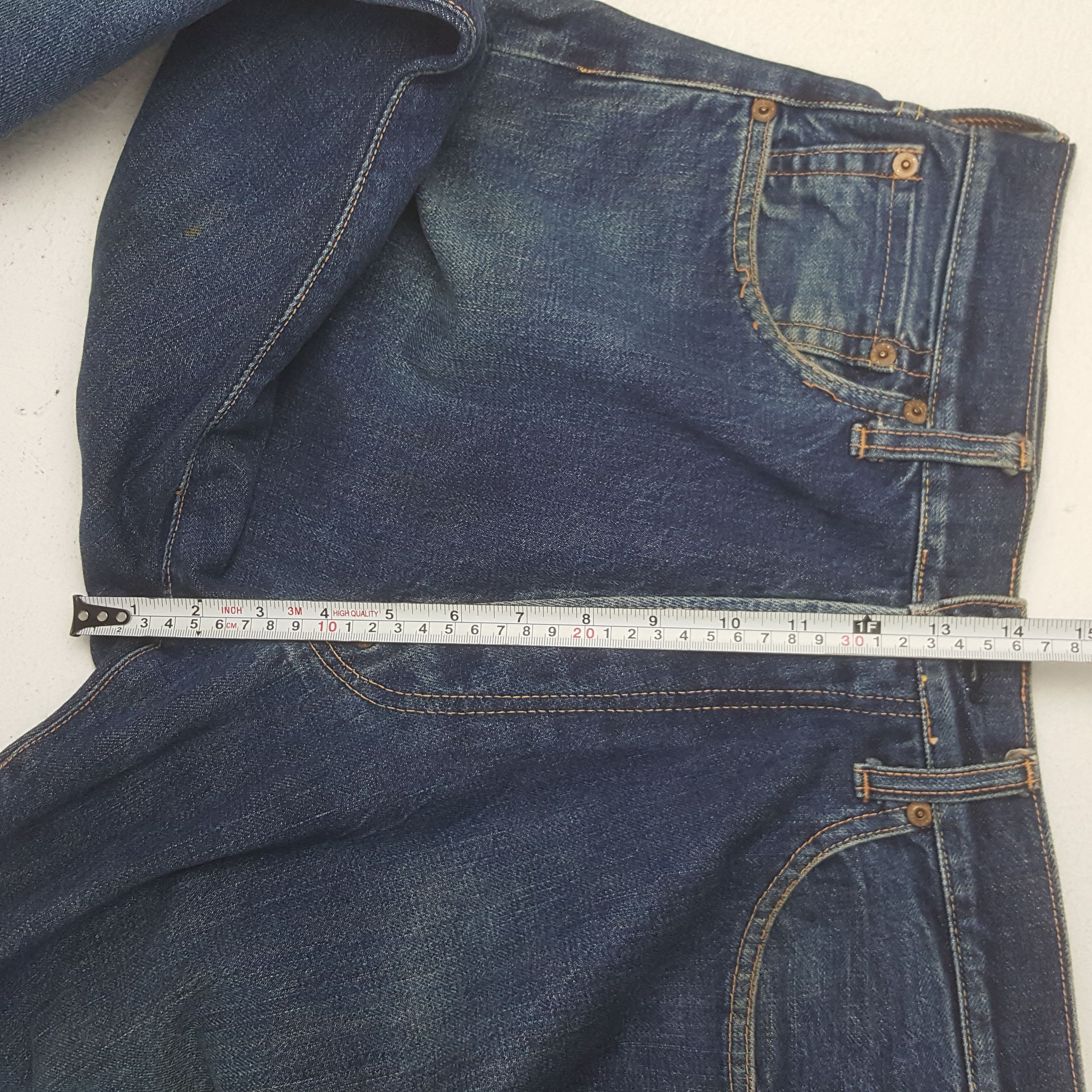 Japanese Brand Vintage Evis Japanese Brand Daicock Custom Art Denim Jeans Size US 29 - 8 Thumbnail