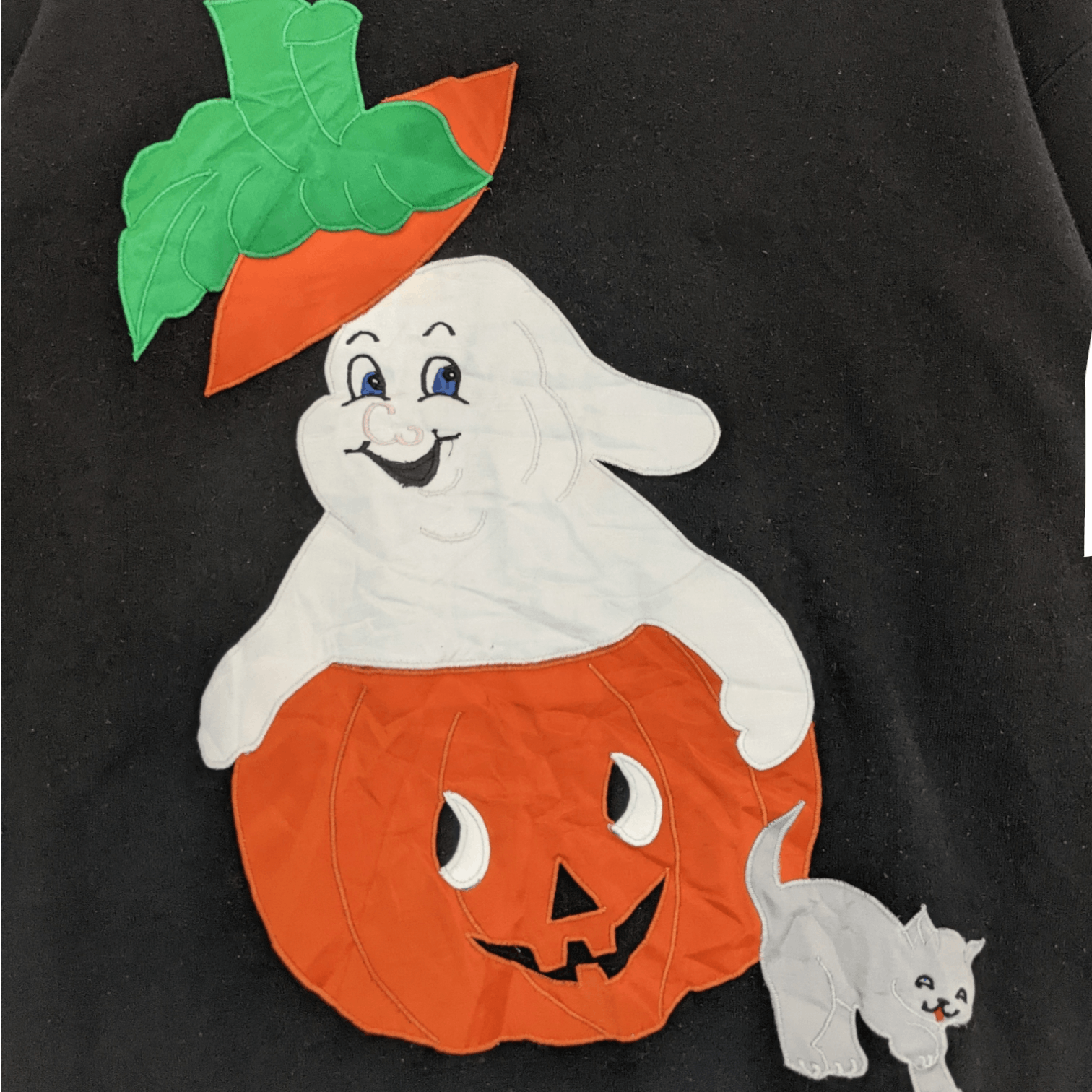 Jerzees Vintage JERZEES Halloween Pumpkin Ghostbuster Sweatshirt Size US XL / EU 56 / 4 - 6 Thumbnail