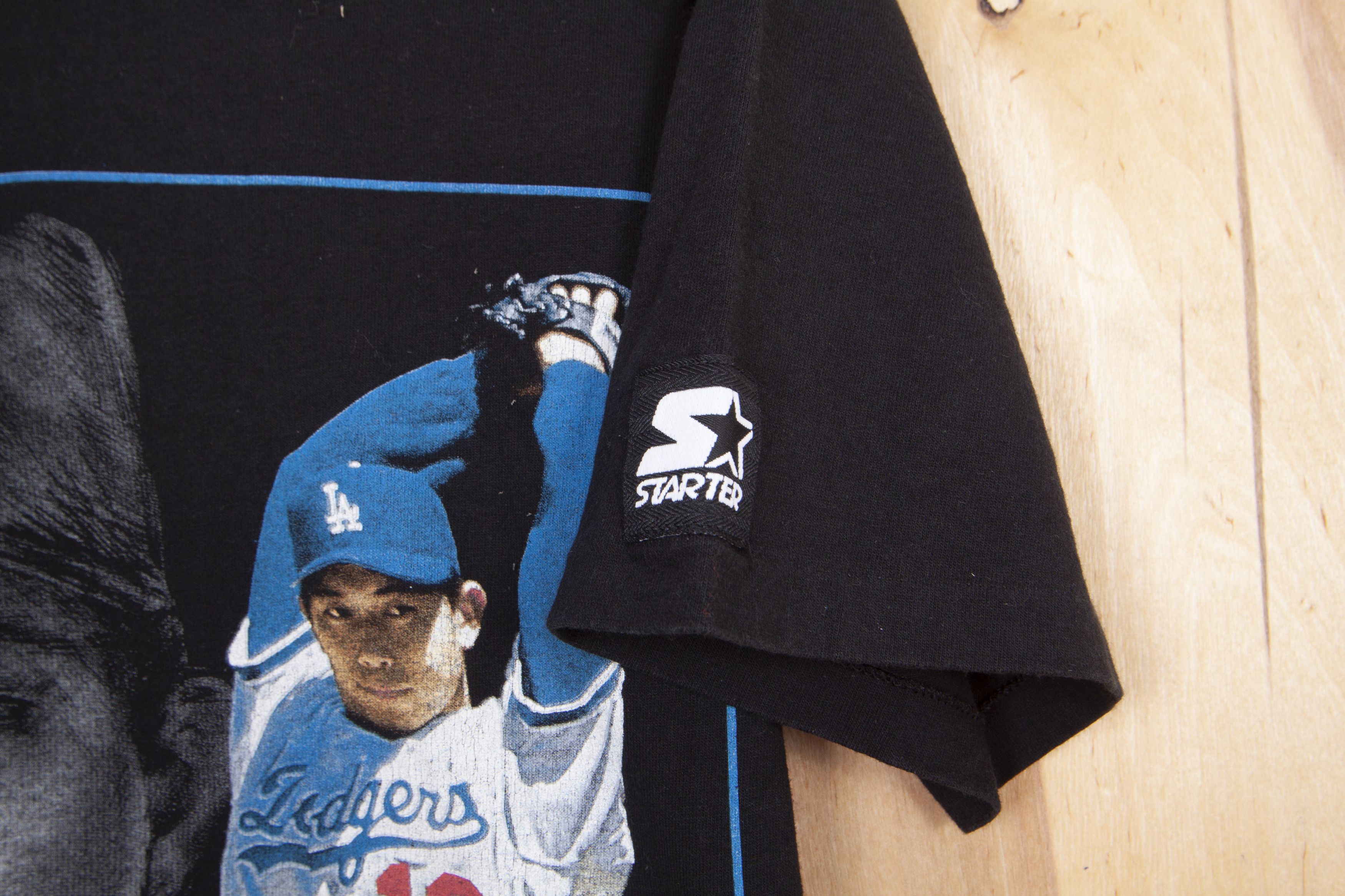 MLB × Vintage Vintage 1995 Rare Starter Nomo MLB Dodgers LA T-Shirt Tee Size US M / EU 48-50 / 2 - 7 Thumbnail