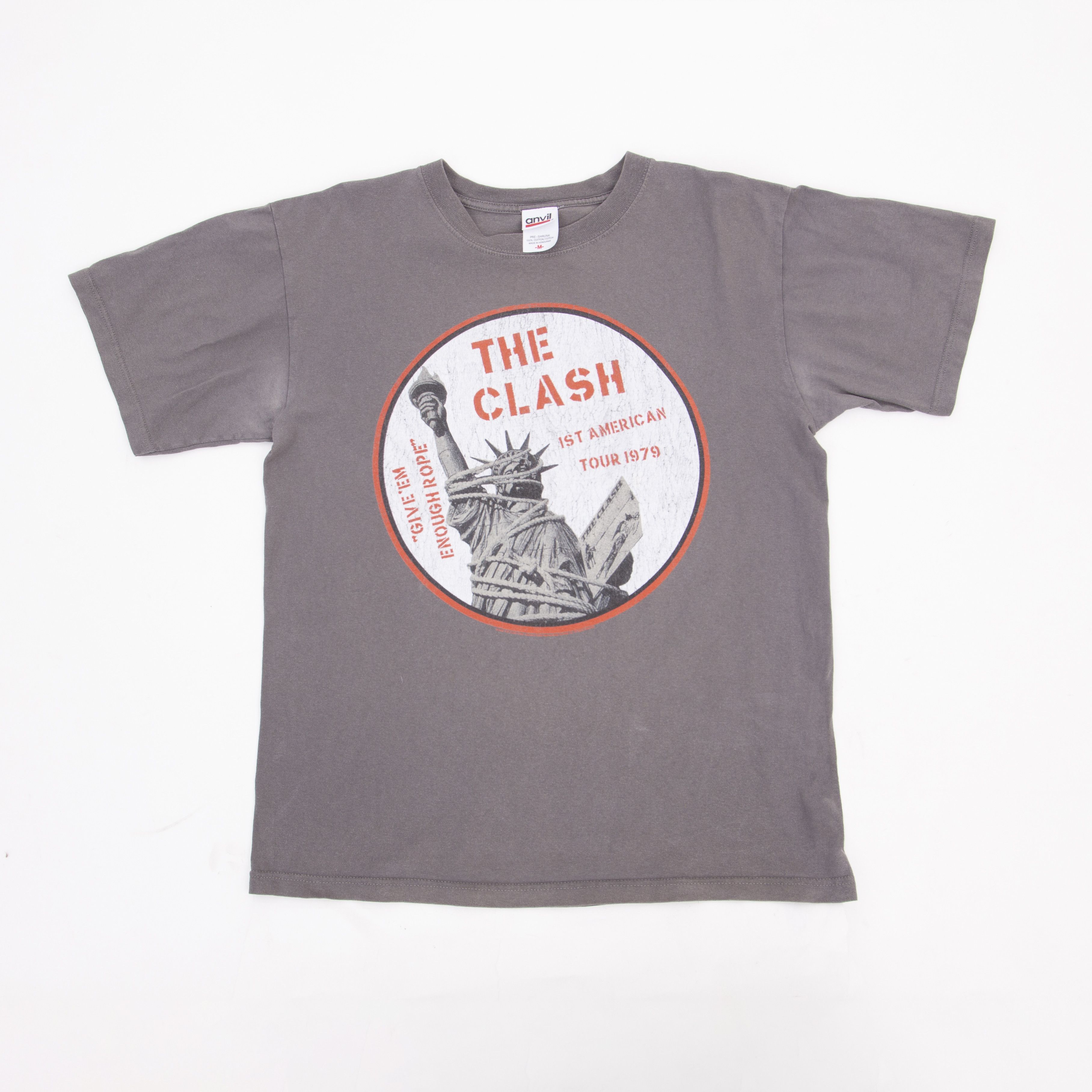 Band Tees × Vintage Vintage The Clash 1979 American Tour Give Em 1st Band Tee Size US M / EU 48-50 / 2 - 2 Thumbnail