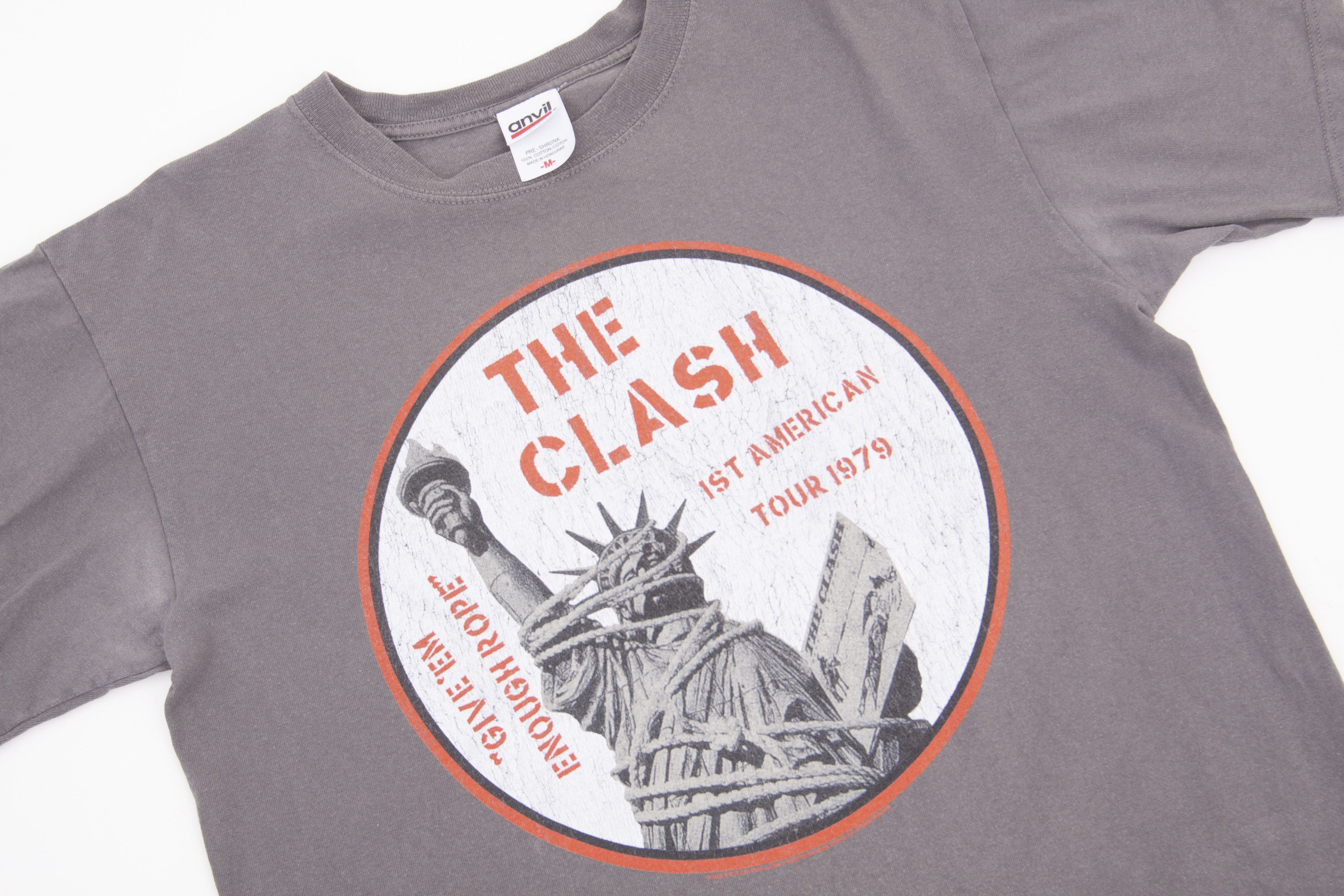 Band Tees × Vintage Vintage The Clash 1979 American Tour Give Em 1st Band Tee Size US M / EU 48-50 / 2 - 1 Thumbnail