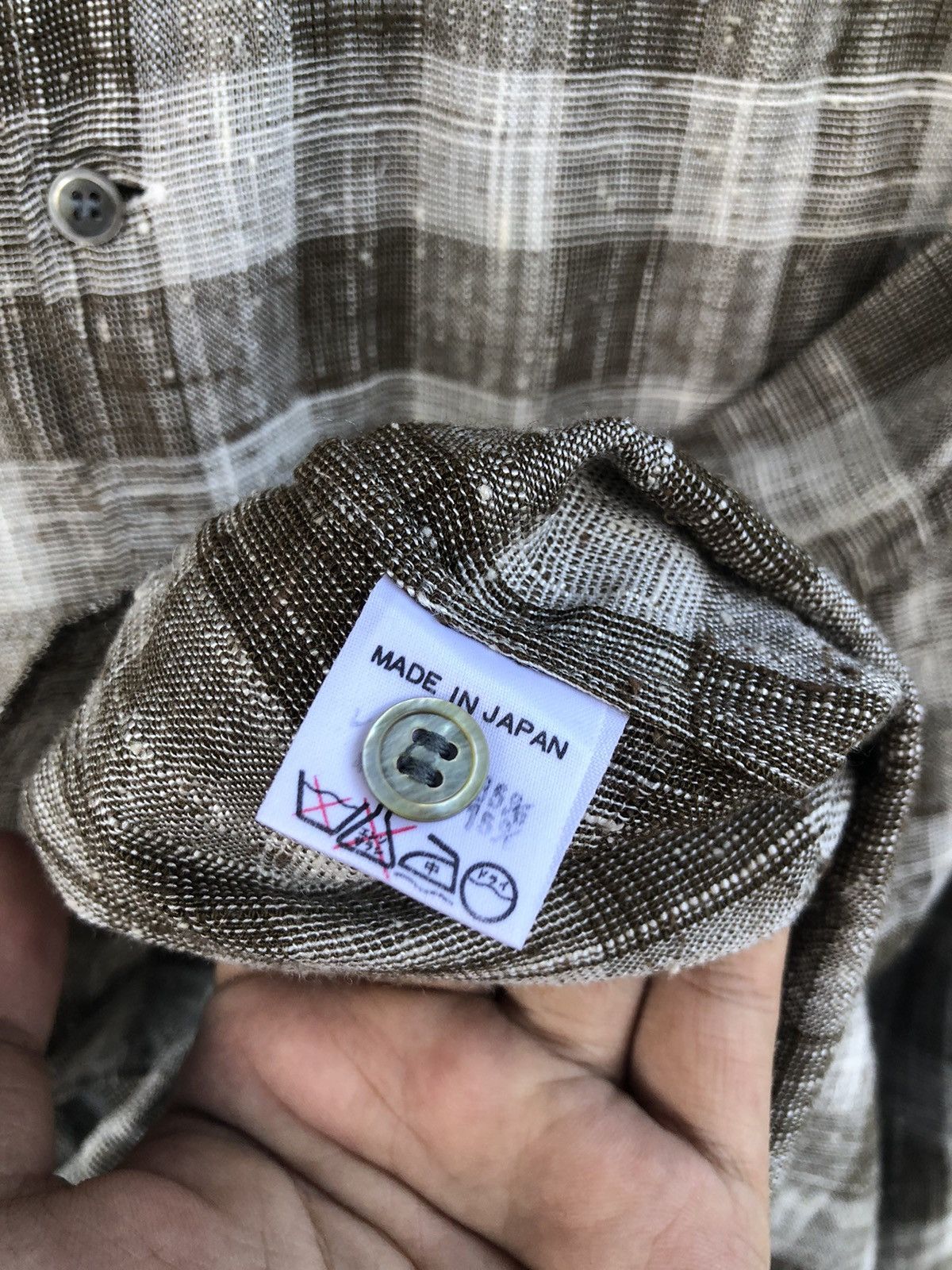 Y's for Men × Yohji Yamamoto Yohji Yamamoto Ysformen Plaid Rayon Shirt Size US XL / EU 56 / 4 - 7 Thumbnail