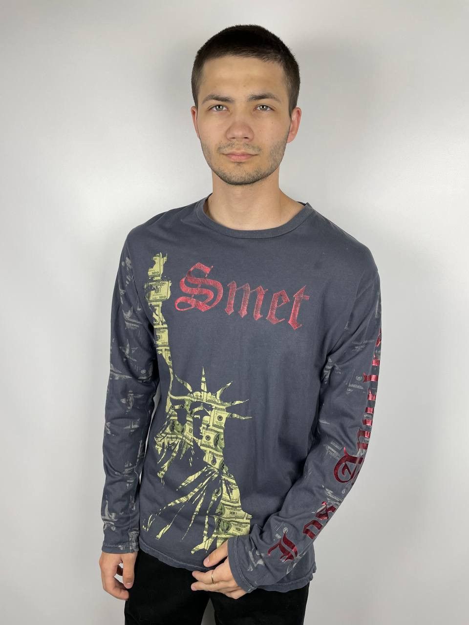 Christian Audigier × Ed Hardy Christian Audigier Smet Born On The Street Made in USA Size US L / EU 52-54 / 3 - 3 Thumbnail