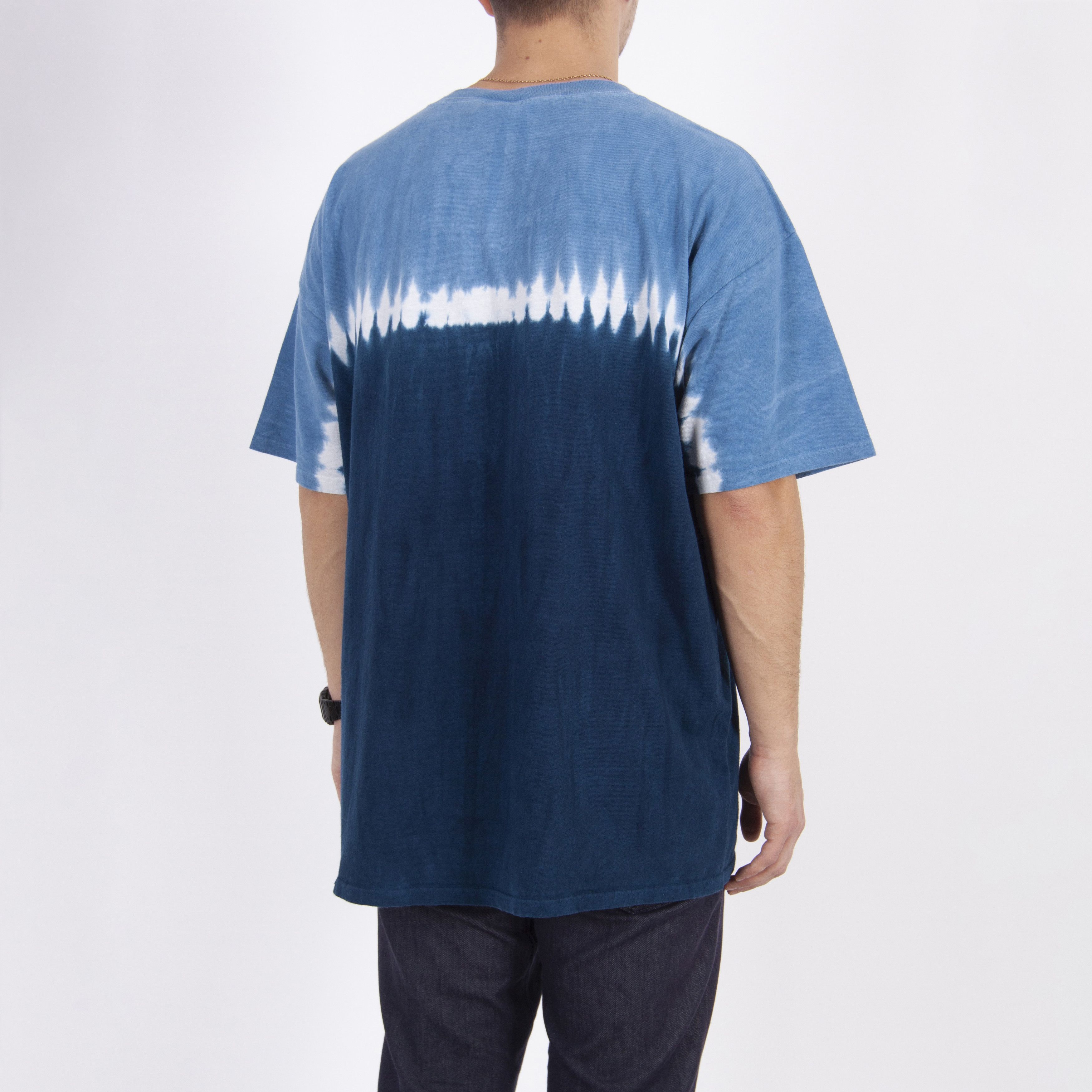 Band Tees × Vintage Vintage 90s Elvis Presley Tee Blue Dye T-Shirt Size US XL / EU 56 / 4 - 6 Thumbnail