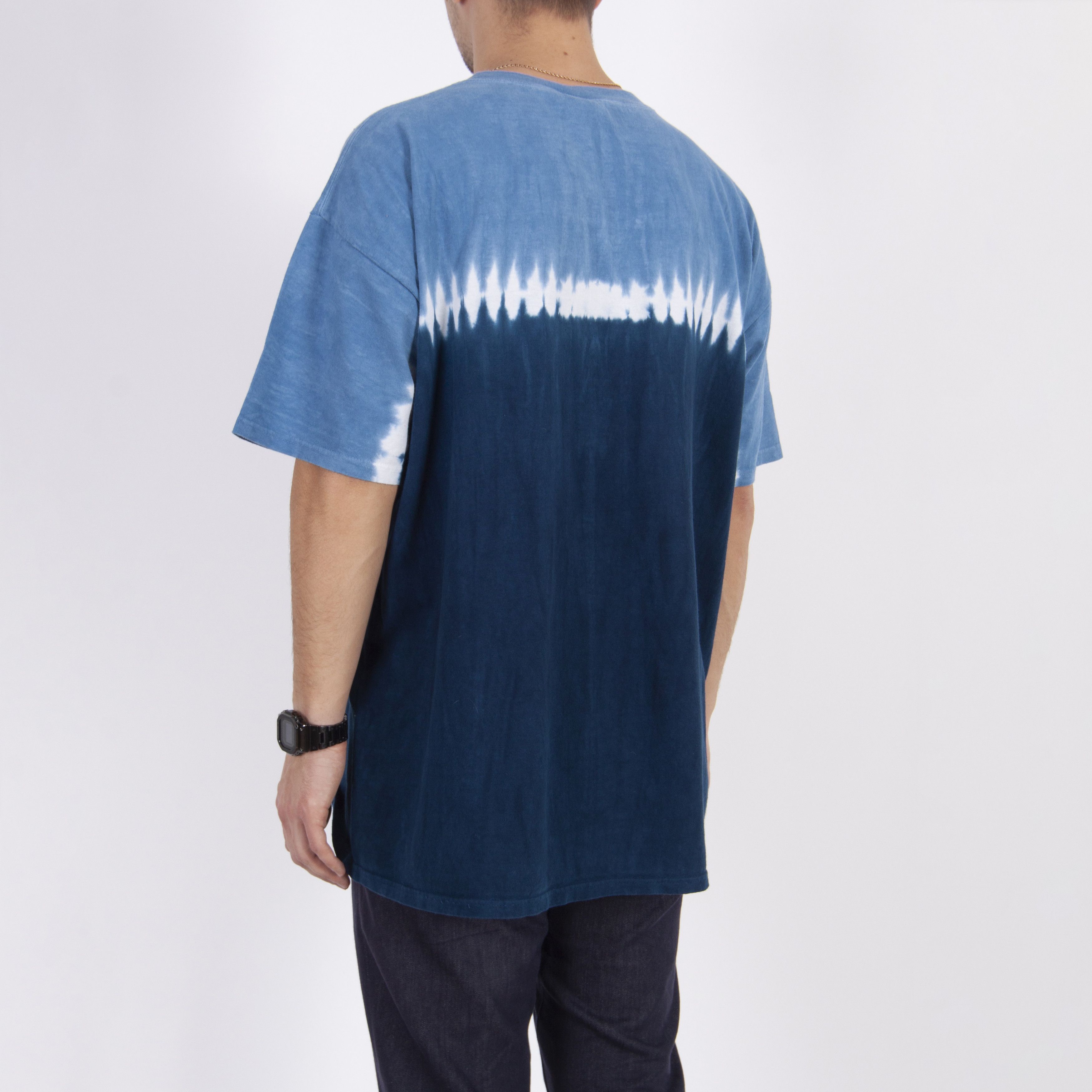 Band Tees × Vintage Vintage 90s Elvis Presley Tee Blue Dye T-Shirt Size US XL / EU 56 / 4 - 5 Thumbnail