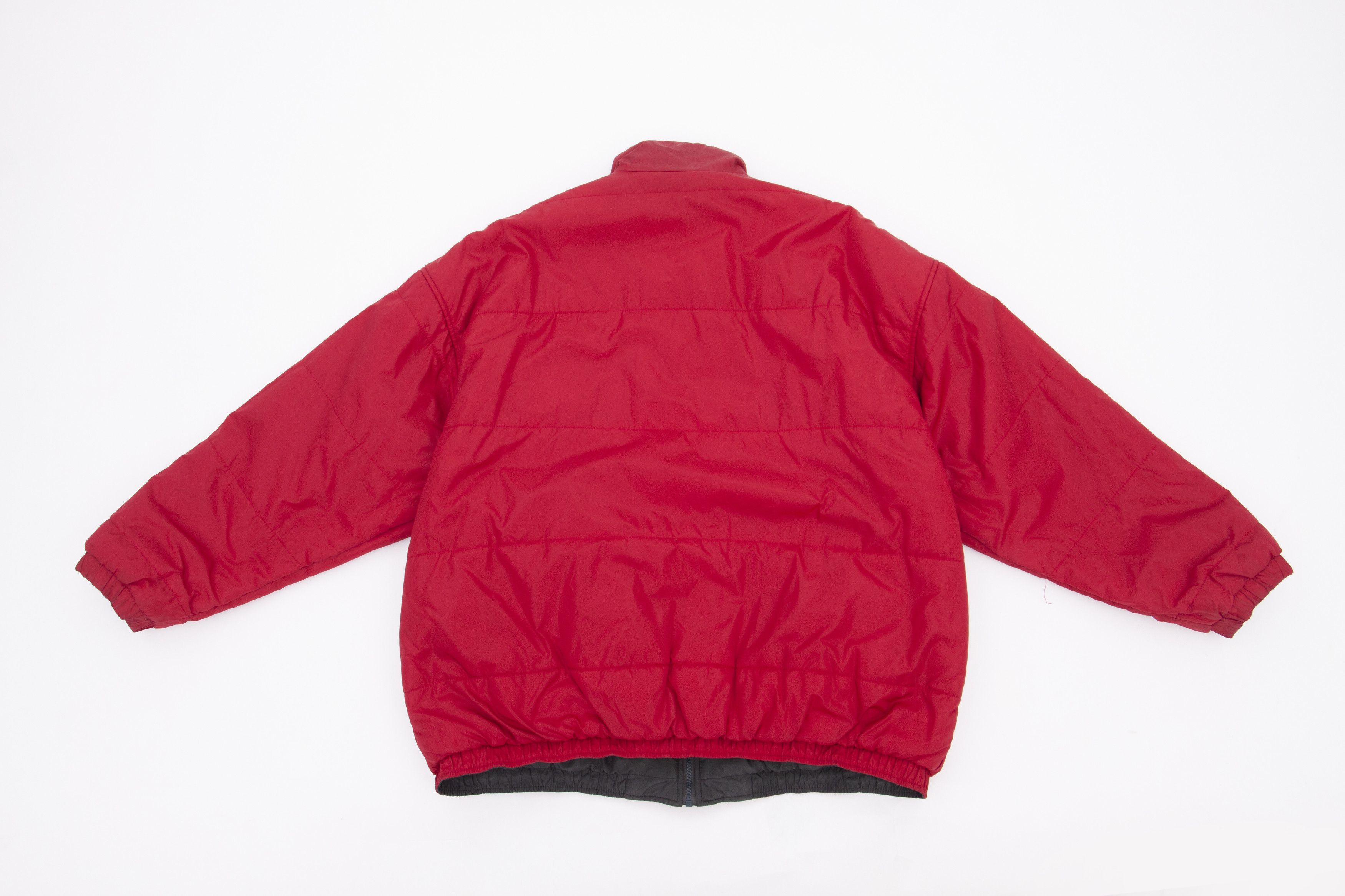 Nike × Vintage Vintage 90s Nike Swoosh Reversible Big Logo Jacket Large Size US XL / EU 56 / 4 - 12 Thumbnail