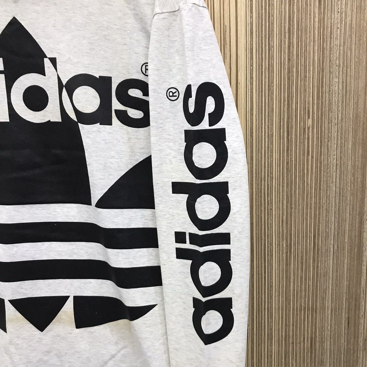 Adidas × Japanese Brand × Vintage Rare!!! Vintage Adidas Big Logo Sweatshirt Pullover Jumper Size US M / EU 48-50 / 2 - 4 Thumbnail