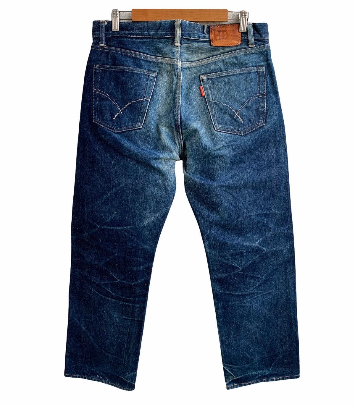 Vintage HRM Distressed Selvedge Denim Jeans