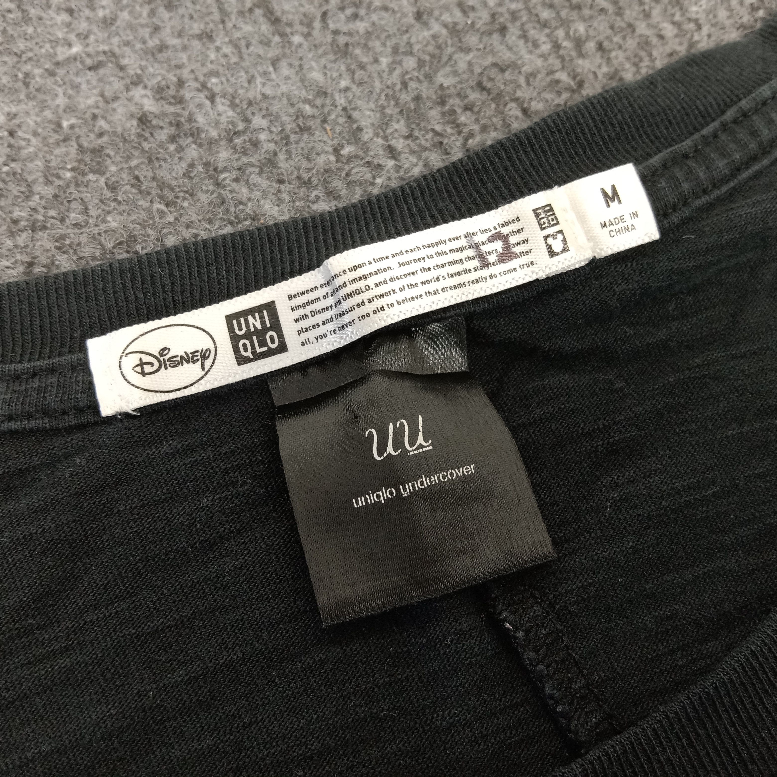 Disney Uniqlo Undercover X Disney Japanese Brand Tshirt Size US M / EU 48-50 / 2 - 6 Thumbnail