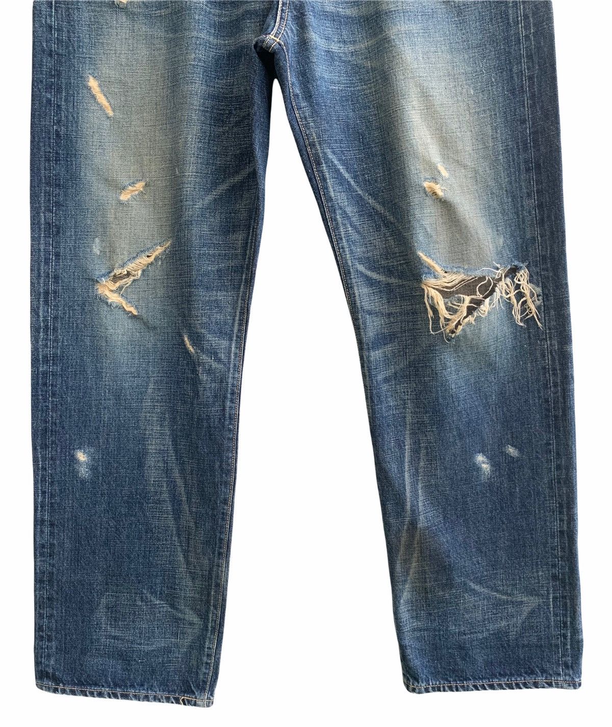 Japanese Brand Japanese brand Glamb Distressed denim Jeans size 32 Size US 33 - 4 Thumbnail