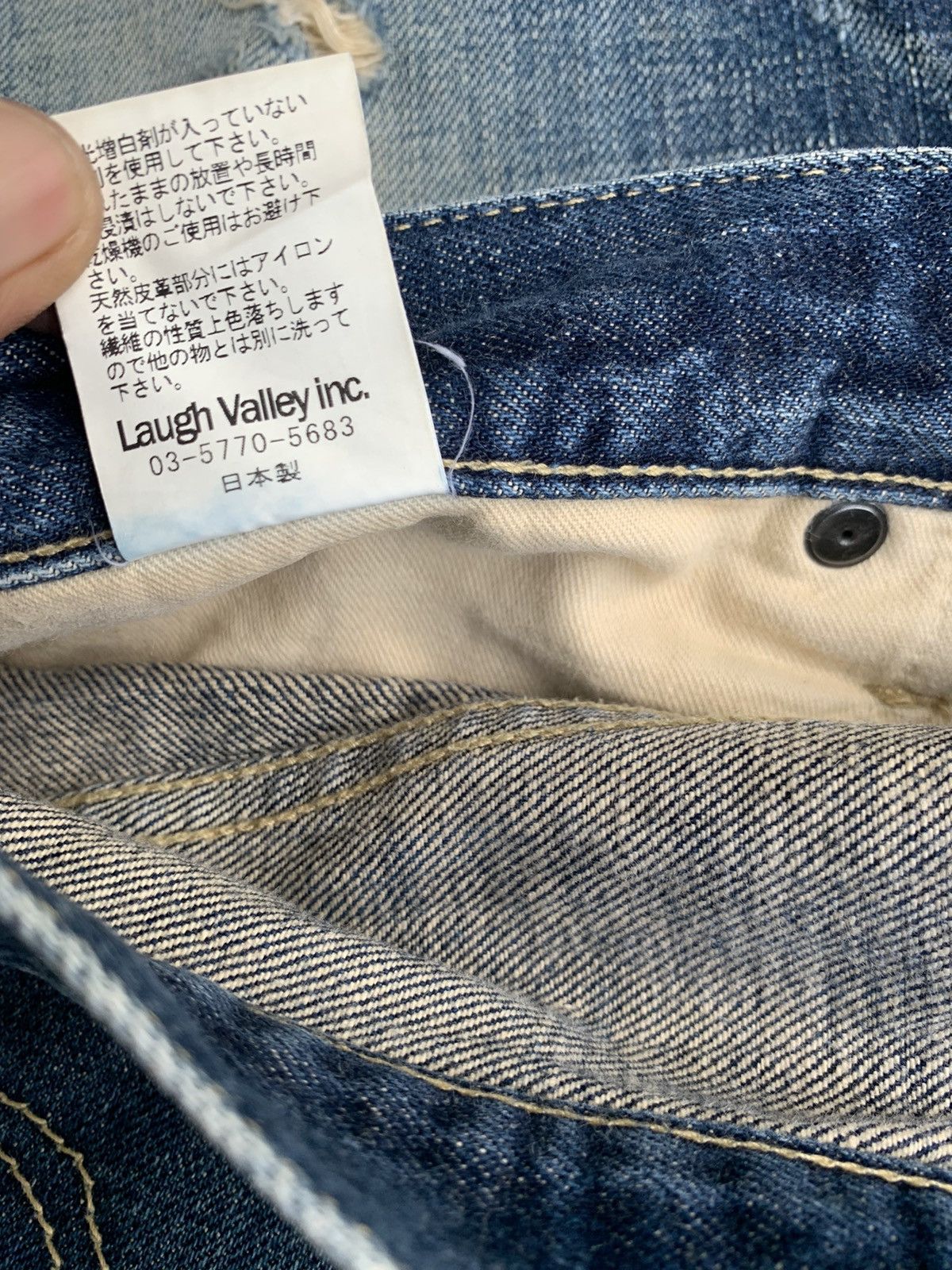 Japanese Brand Japanese brand Glamb Distressed denim Jeans size 32 Size US 33 - 11 Thumbnail