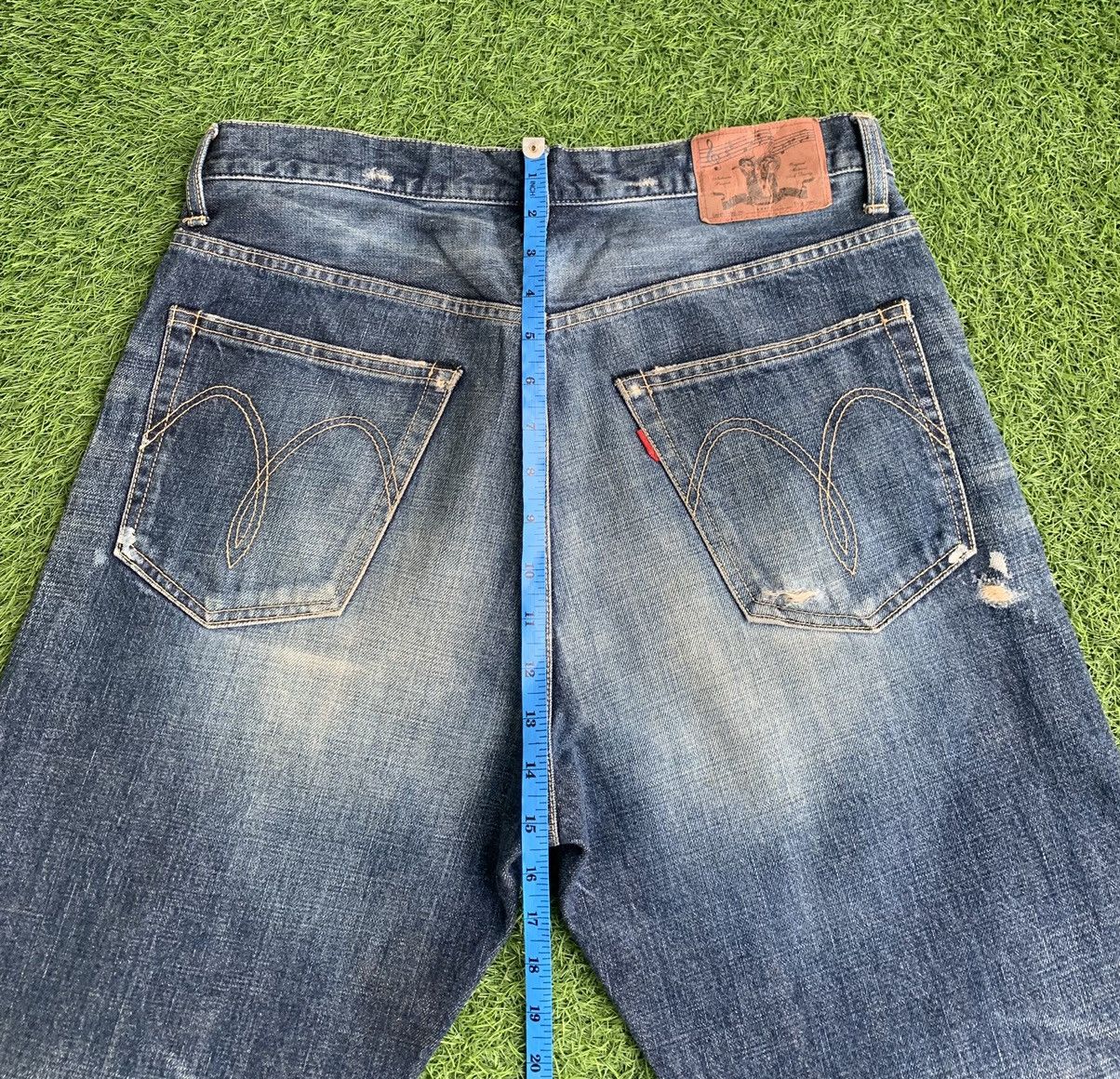 Japanese Brand Japanese brand Glamb Distressed denim Jeans size 32 Size US 33 - 15 Thumbnail