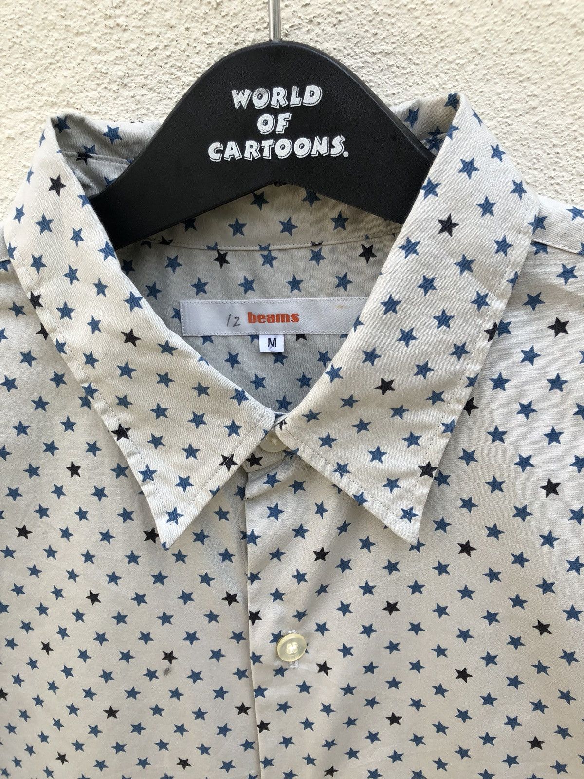 Beams Plus Vintage Beams Made in Japan Atomic Star Button Shirt Size US M / EU 48-50 / 2 - 2 Thumbnail