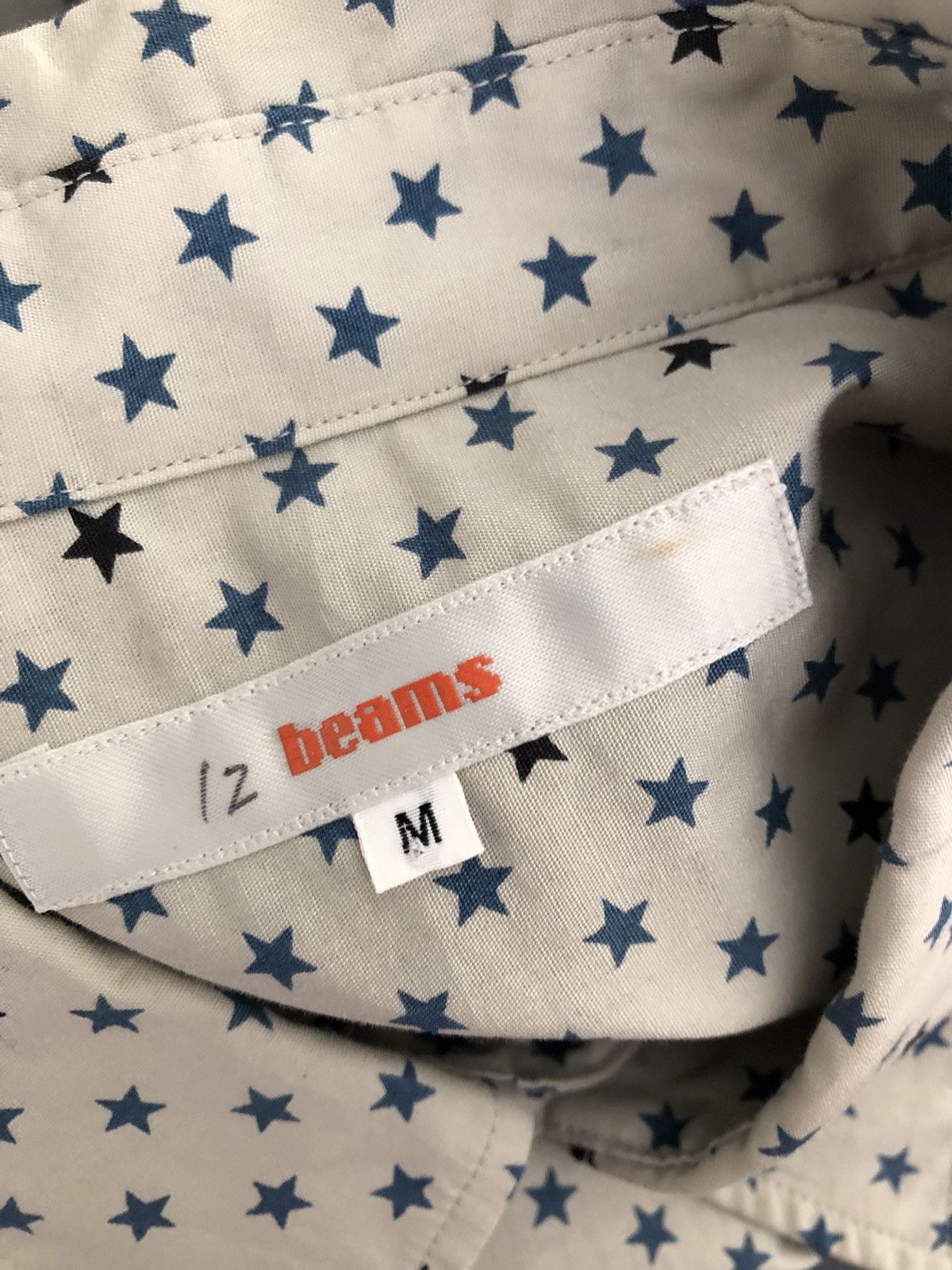 Beams Plus Vintage Beams Made in Japan Atomic Star Button Shirt Size US M / EU 48-50 / 2 - 8 Thumbnail