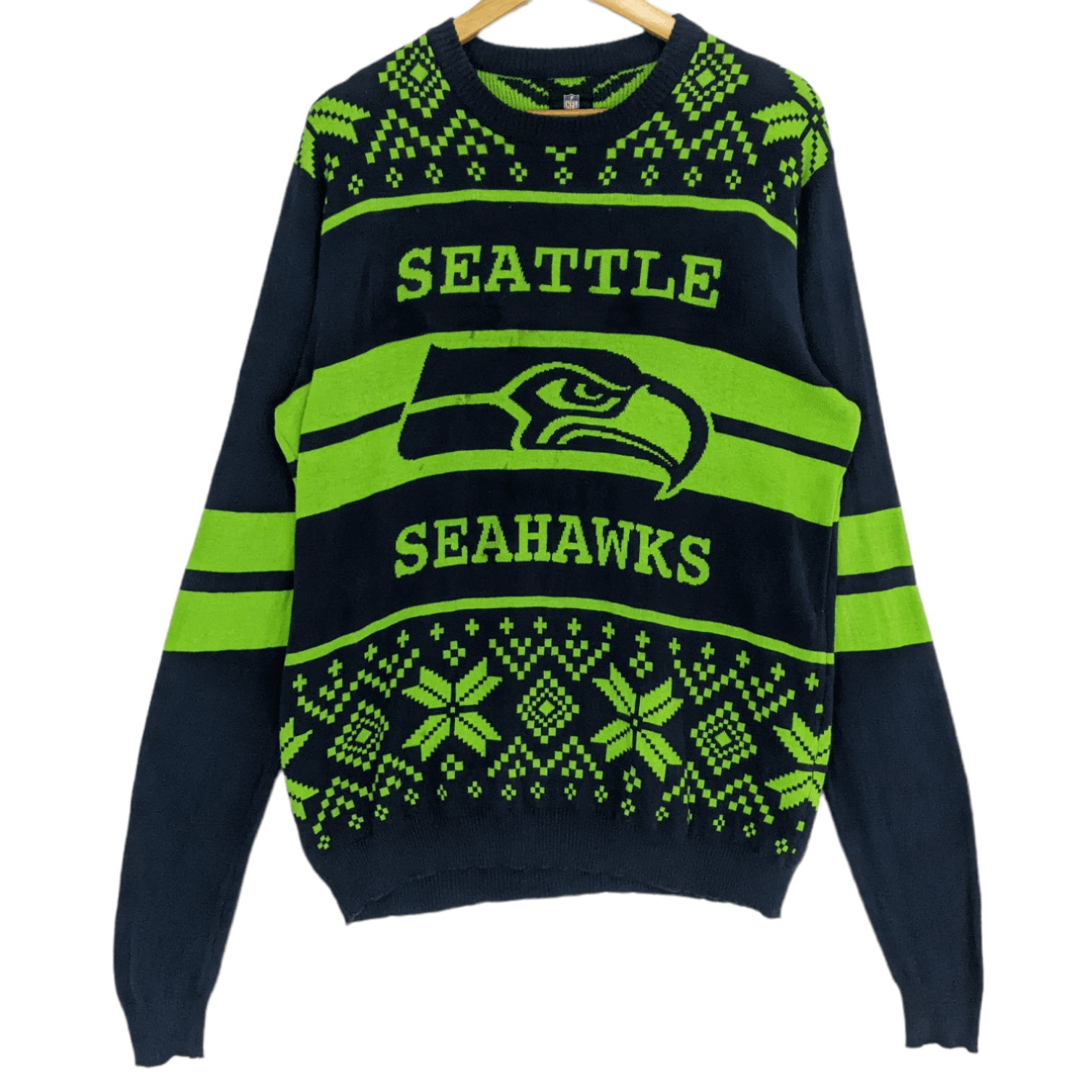 NFL NFL Seattle Seahawks American Football Knitwear Sweatshirt Size US L / EU 52-54 / 3 - 2 Thumbnail