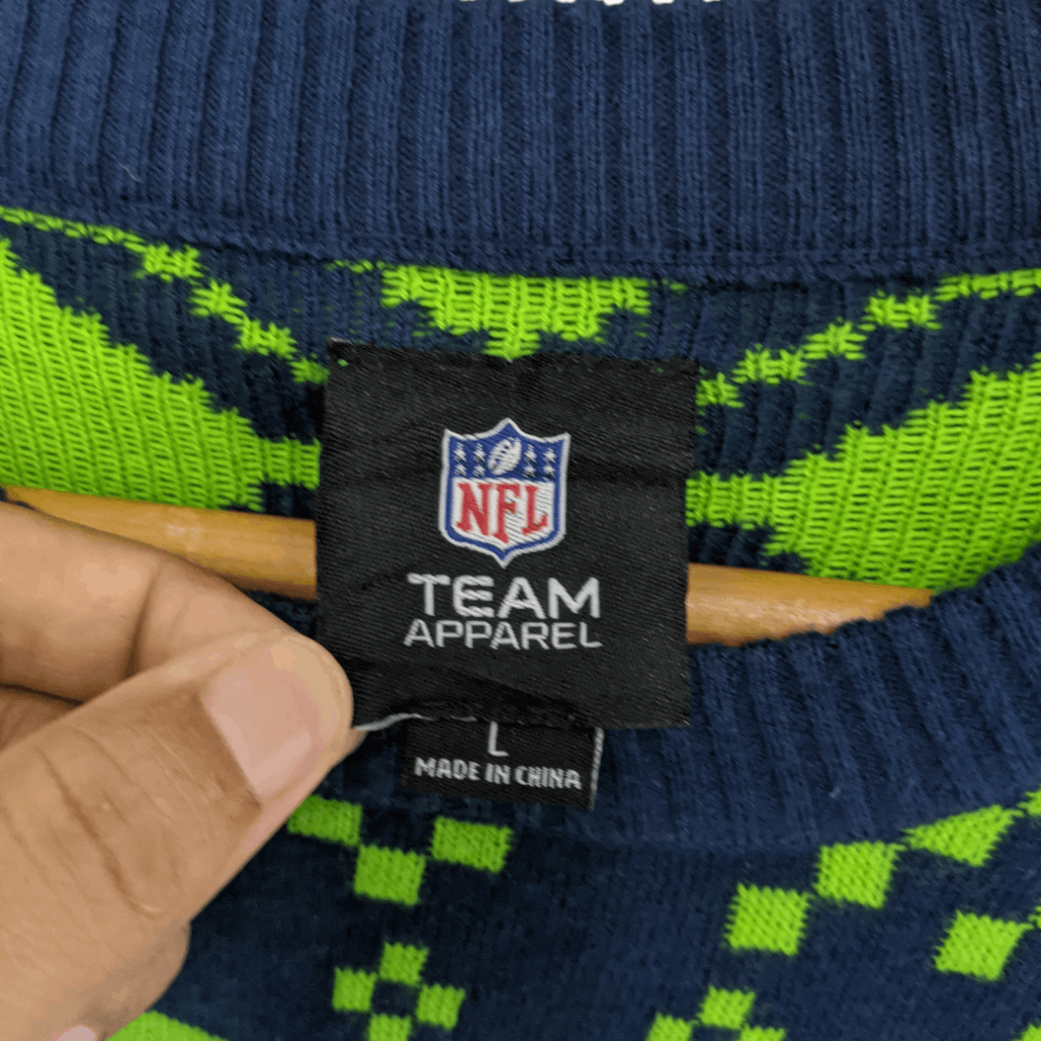 NFL NFL Seattle Seahawks American Football Knitwear Sweatshirt Size US L / EU 52-54 / 3 - 8 Thumbnail