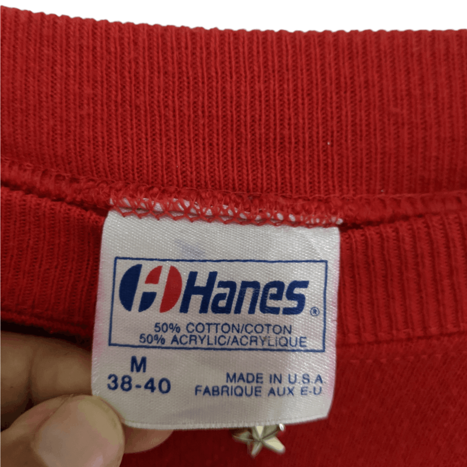 Hanes Vintage 80's HANES 1987 Dog Play Volleyball Sweatshirt Size US M / EU 48-50 / 2 - 10 Thumbnail