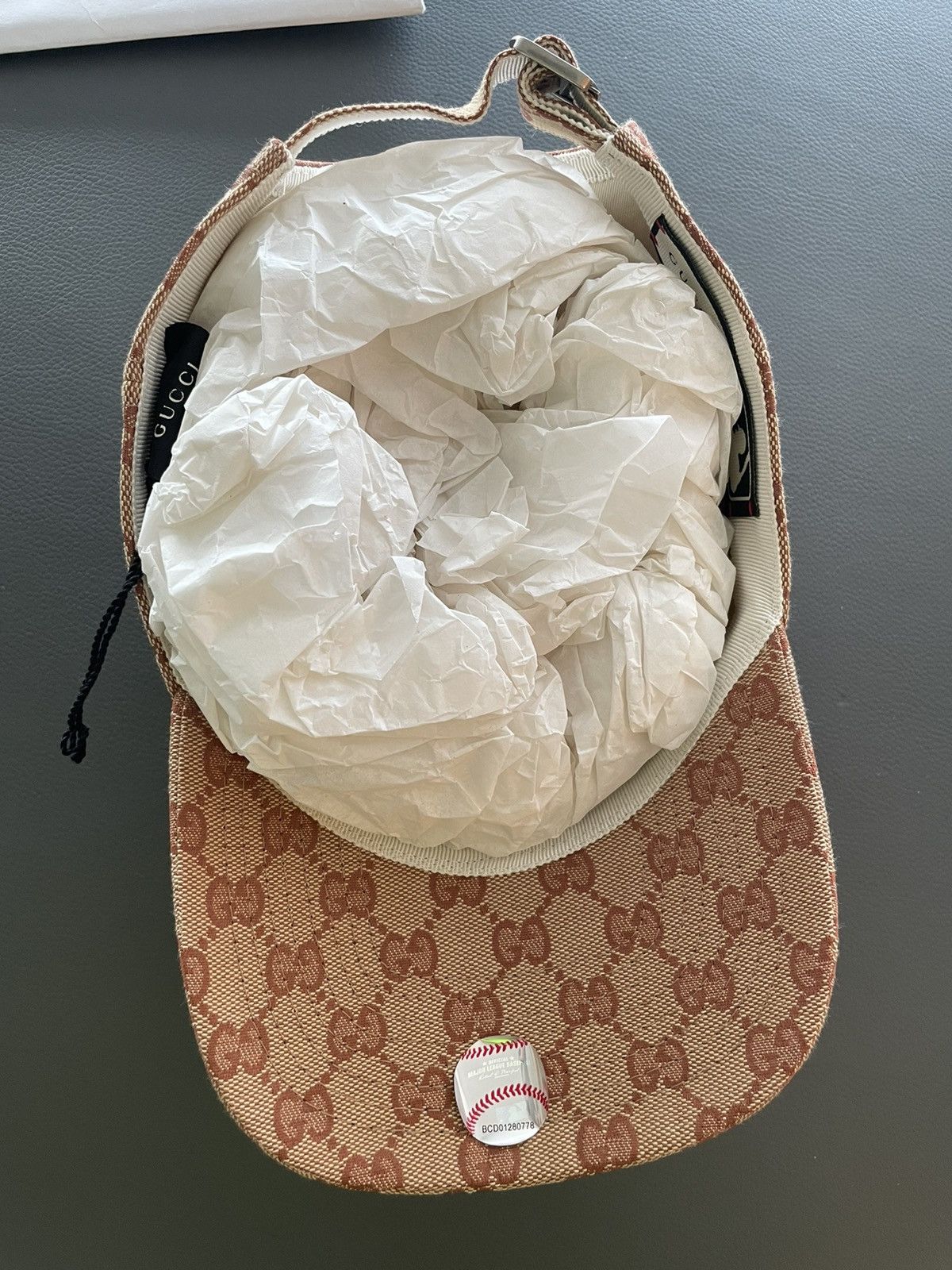 Gucci × MLB Super Runway Limited Edition Gucci x LA Dodgers GG Logo Hat Size ONE SIZE - 23 Thumbnail
