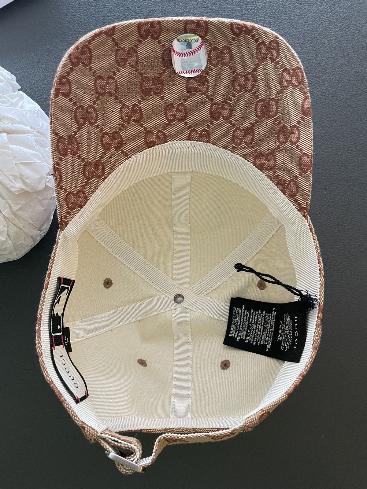 Gucci × MLB Super Runway Limited Edition Gucci x LA Dodgers GG Logo Hat Size ONE SIZE - 24 Thumbnail