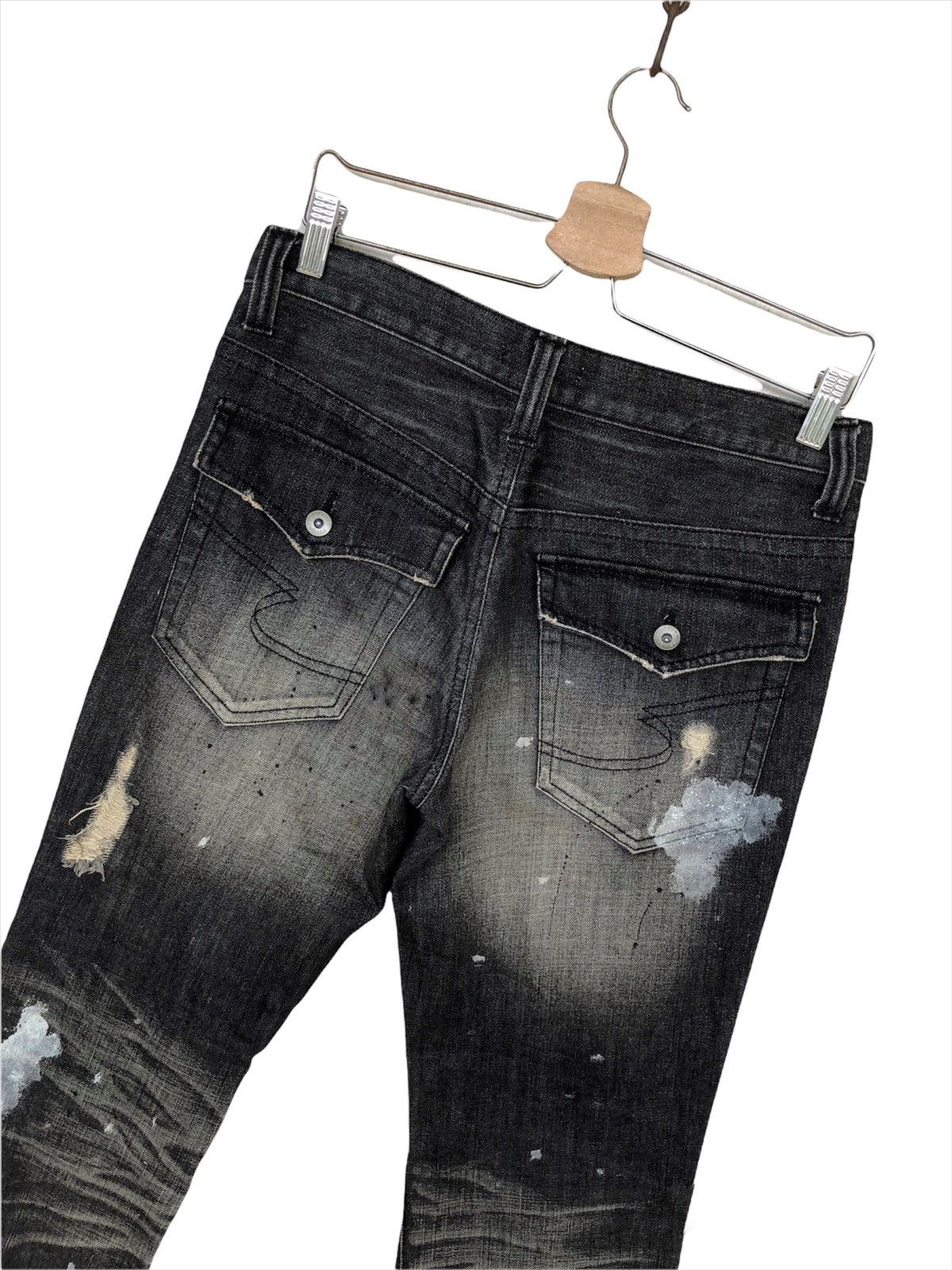 semanticdesign SICK🔥Semantic Design 🇯🇵 Crazy Patchwork Distressed Denjm Size US 32 / EU 48 - 6 Thumbnail