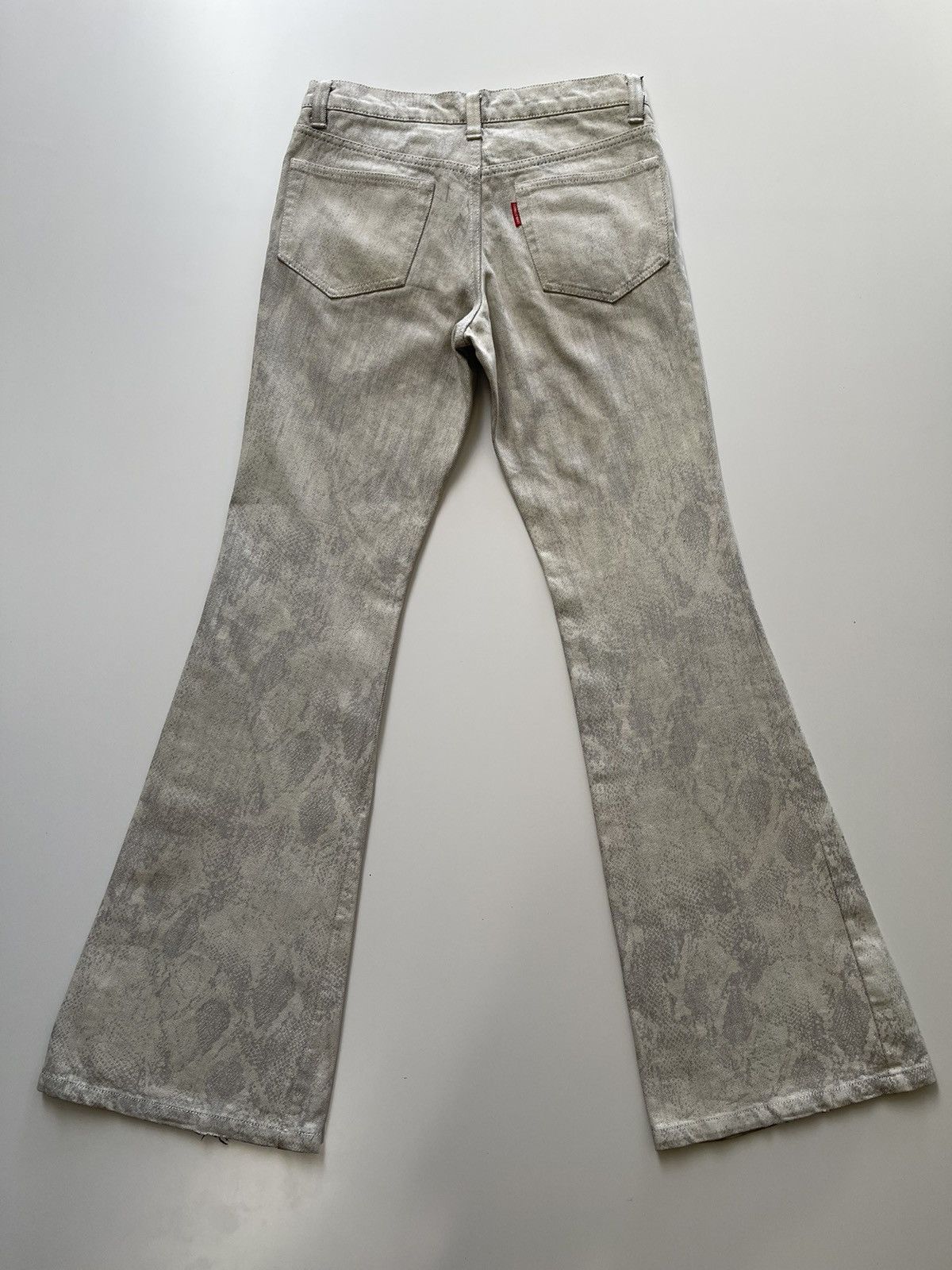 Tornado Mart Tornado Mart Snake Printed Flare Denim Size US 28 / EU 44 - 4 Thumbnail