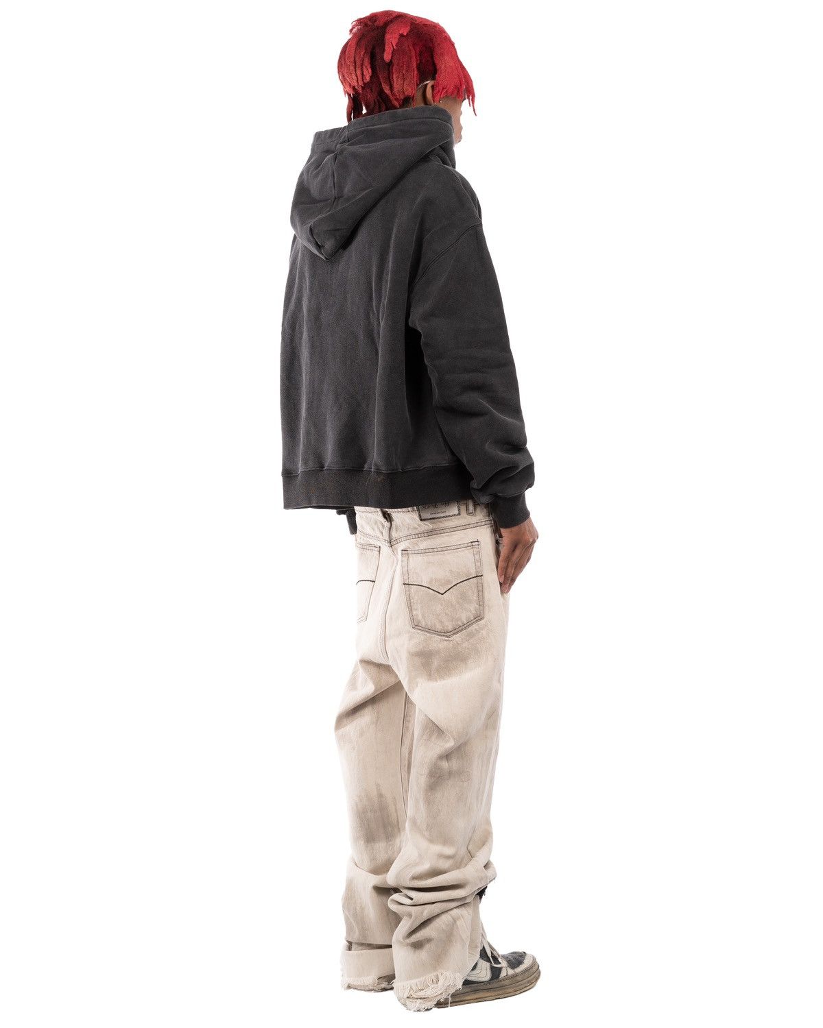 Designer × Japanese Brand Eternal Love Off White Dirty Flared Denim Size US 34 / EU 50 - 6 Thumbnail