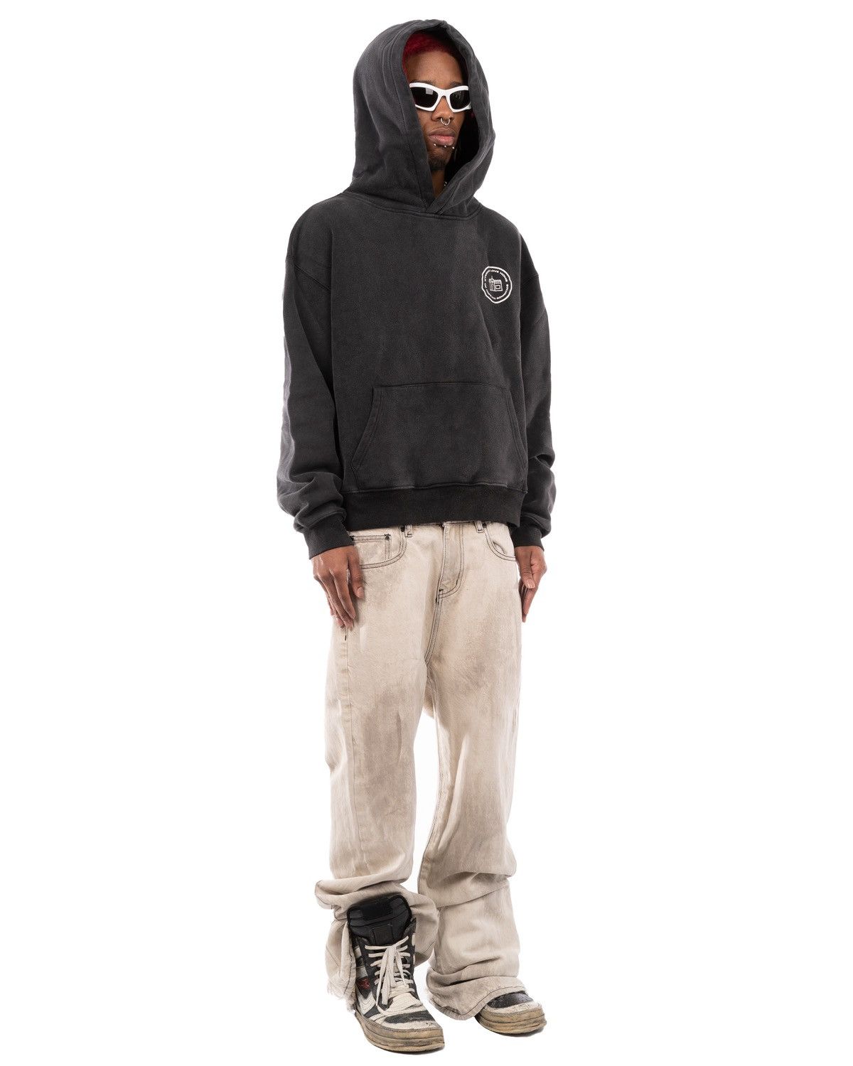 Designer × Japanese Brand Eternal Love Off White Dirty Flared Denim Size US 34 / EU 50 - 5 Thumbnail