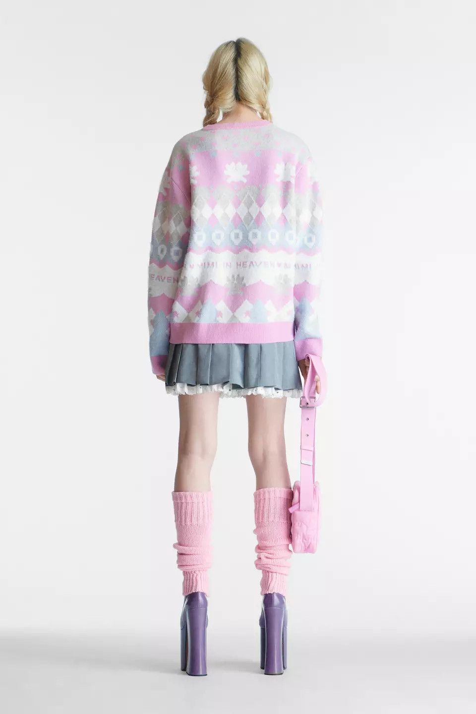 Heaven by Marc Jacobs Mimi In Heaven Brushed Knit Sweater Marc Jacobs Pink Wade Size M / US 6-8 / IT 42-44 - 8 Thumbnail