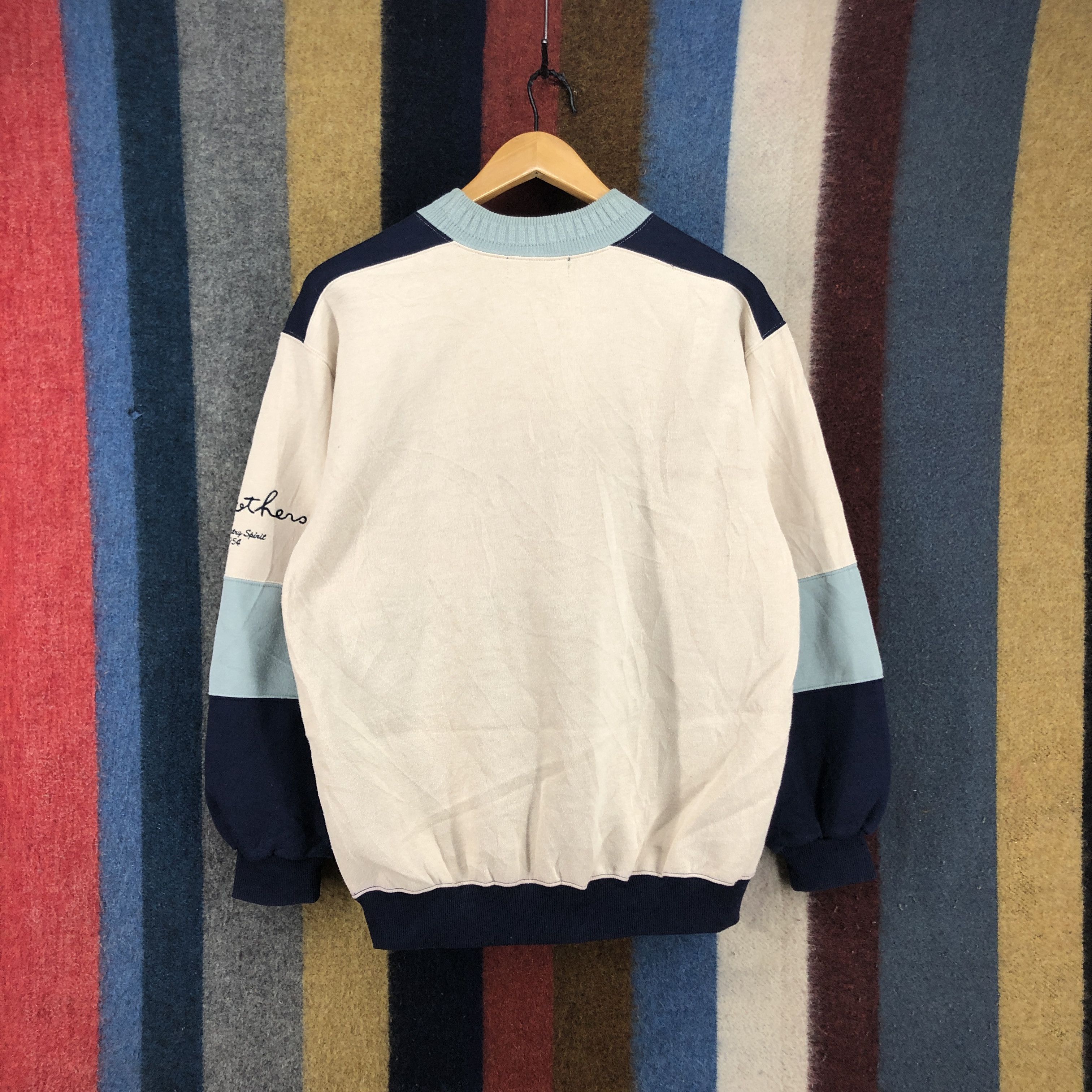 Japanese Brand IVY BROTHERS Crew Neck Sweatshirt #025-01 Size US M / EU 48-50 / 2 - 8 Thumbnail