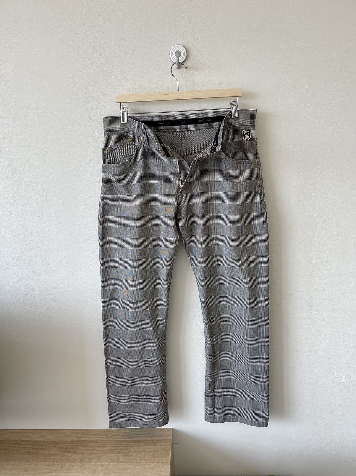 Edwin VINTAGE🔥🔥EDWIN GOLF PLAID DESIGN SIZE 34X29 Size US 34 / EU 50 - 2 Thumbnail