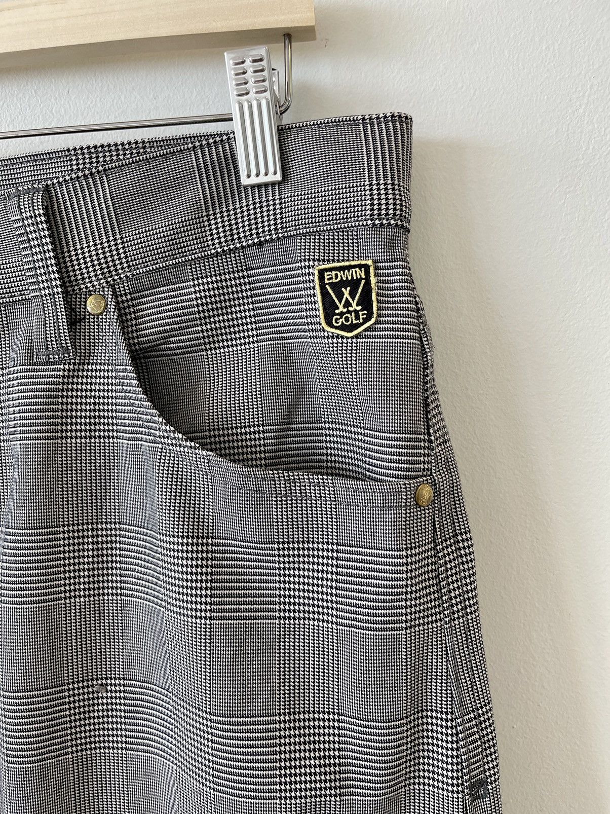 Edwin VINTAGE🔥🔥EDWIN GOLF PLAID DESIGN SIZE 34X29 Size US 34 / EU 50 - 6 Thumbnail