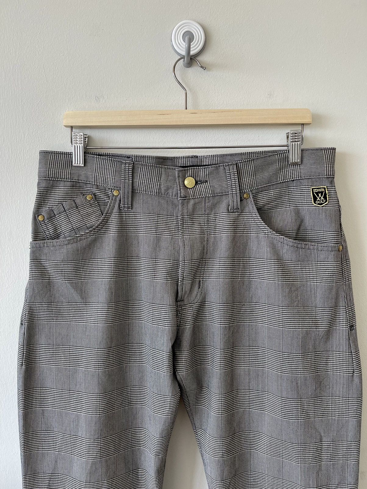 Edwin VINTAGE🔥🔥EDWIN GOLF PLAID DESIGN SIZE 34X29 Size US 34 / EU 50 - 3 Thumbnail