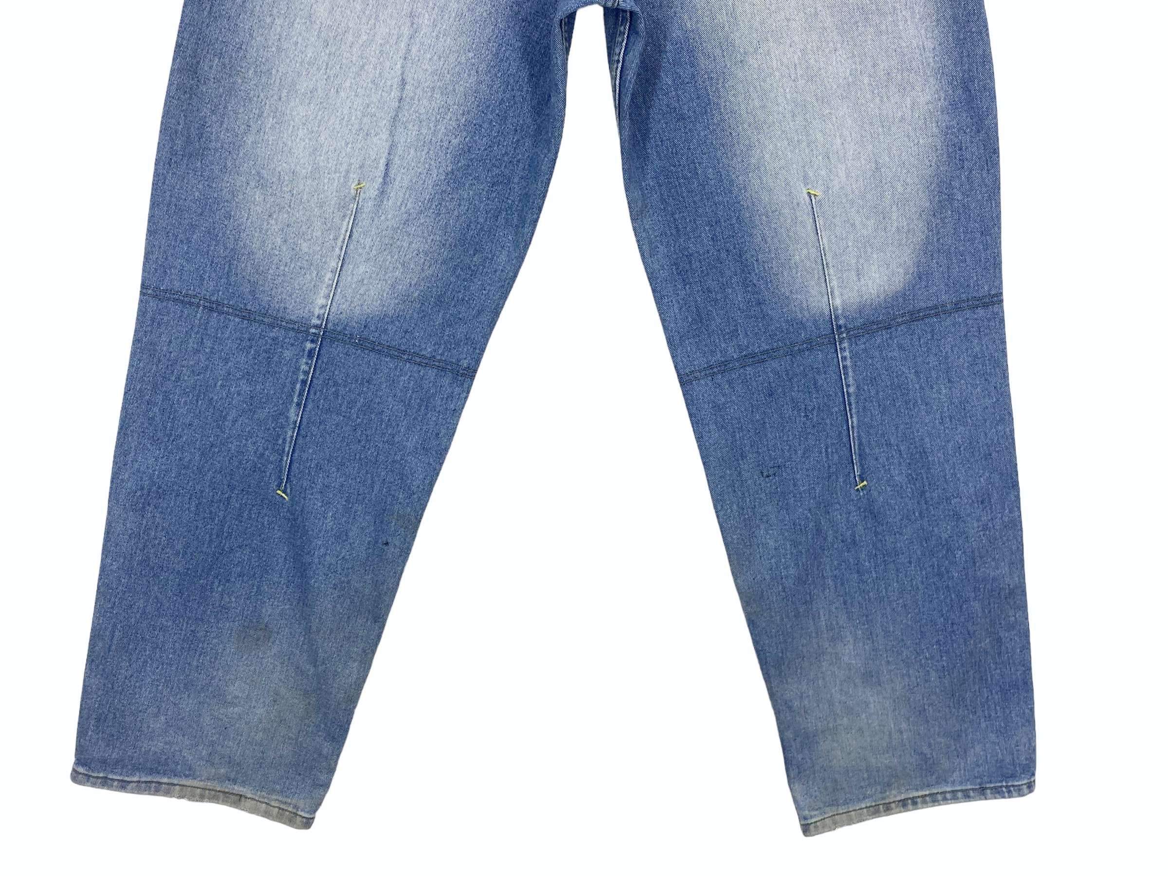 Sean John Sean John Embroided Logo Dirty Blue Denim Baggy Jeans Size US 33 - 8 Thumbnail