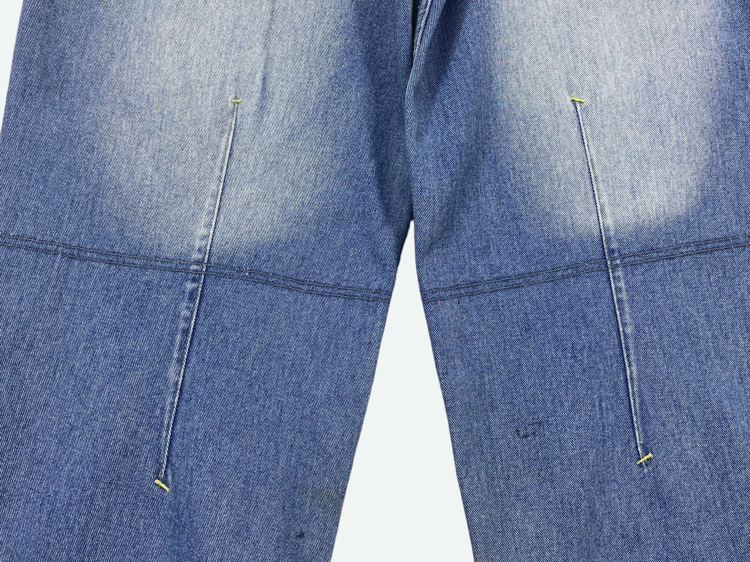Sean John Sean John Embroided Logo Dirty Blue Denim Baggy Jeans Size US 33 - 15 Thumbnail
