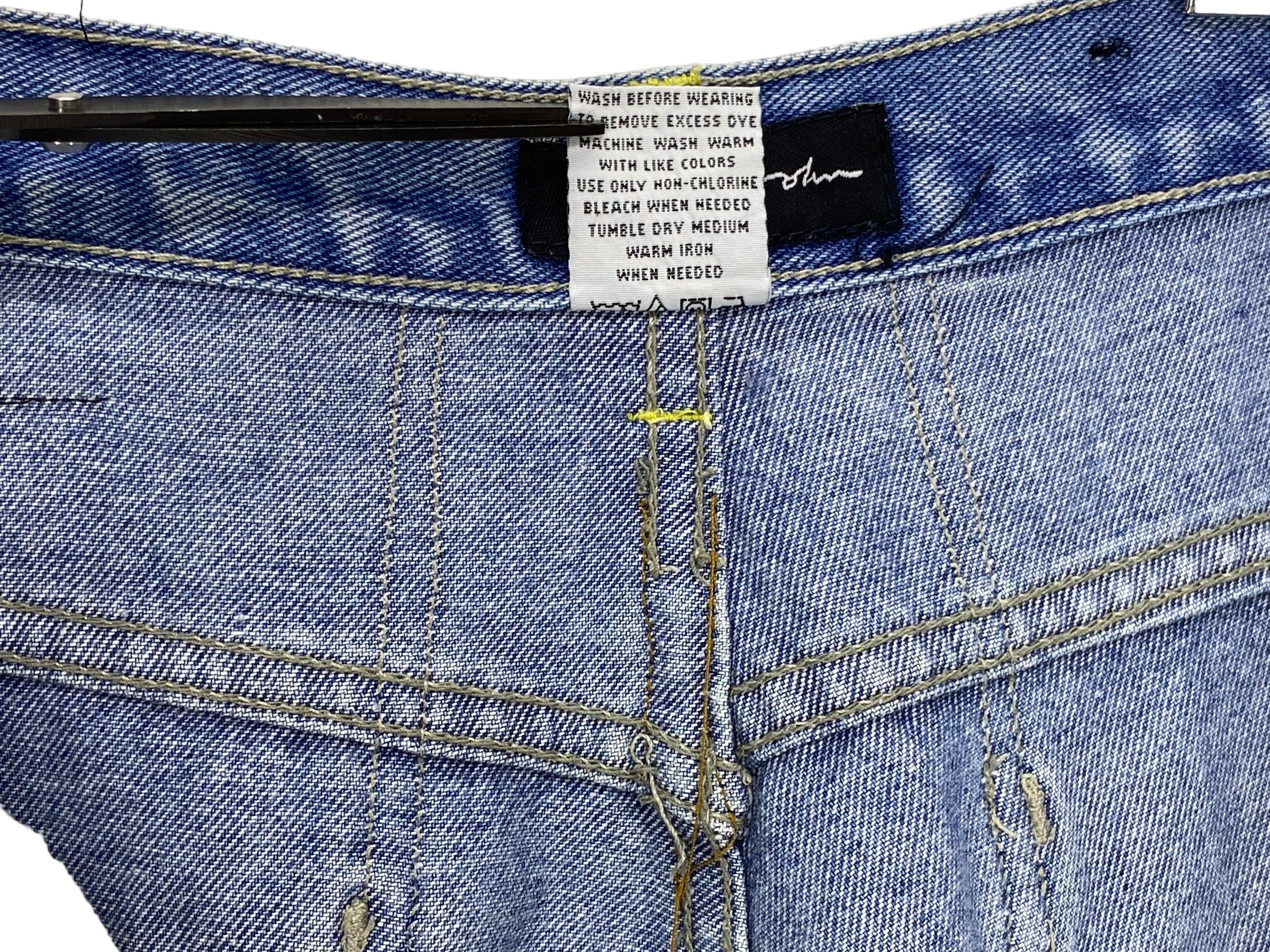 Sean John Sean John Embroided Logo Dirty Blue Denim Baggy Jeans Size US 33 - 13 Thumbnail