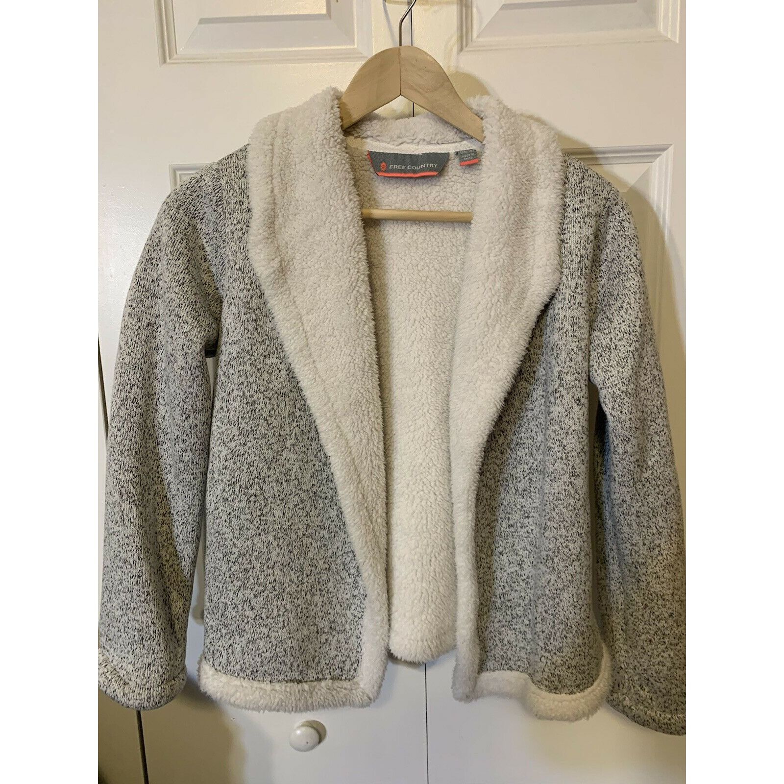 Free Country FREE COUNTRY Women's Sz 14/16 Vest Jacket Plush Fleece Gray Size XL / US 12-14 / IT 48-50 - 3 Thumbnail