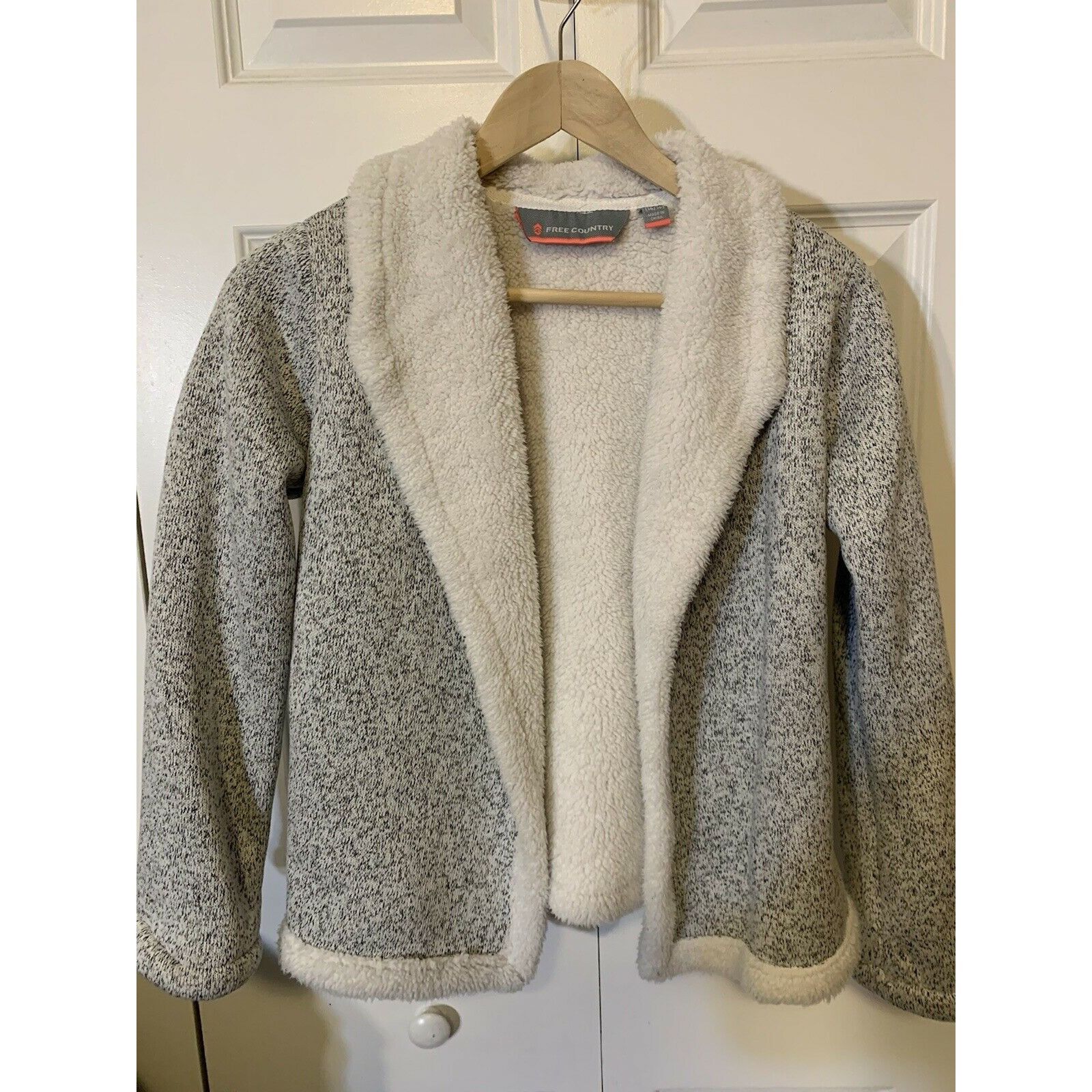 Free Country FREE COUNTRY Women's Sz 14/16 Vest Jacket Plush Fleece Gray Size XL / US 12-14 / IT 48-50 - 6 Thumbnail