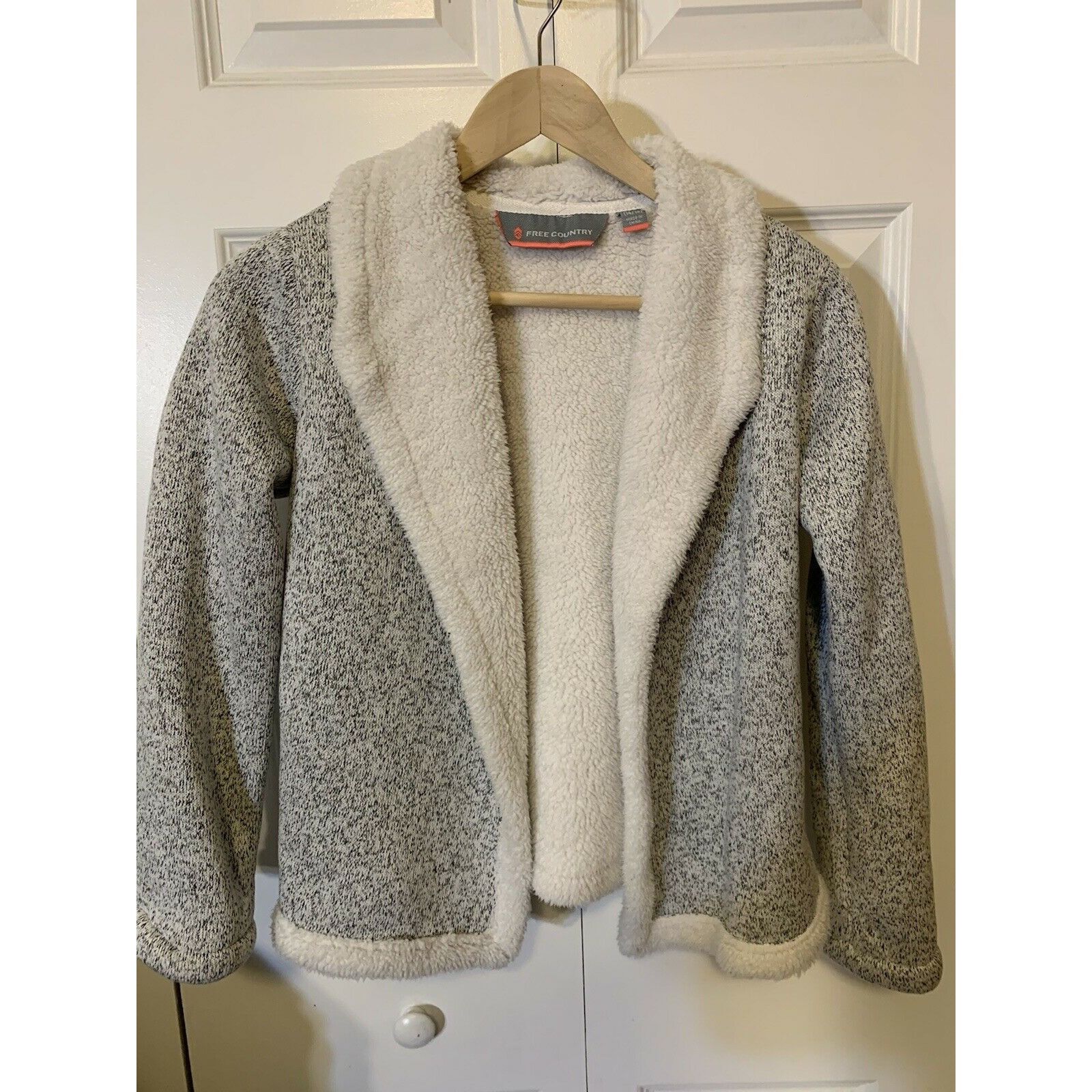 Free Country FREE COUNTRY Women's Sz 14/16 Vest Jacket Plush Fleece Gray Size XL / US 12-14 / IT 48-50 - 4 Thumbnail