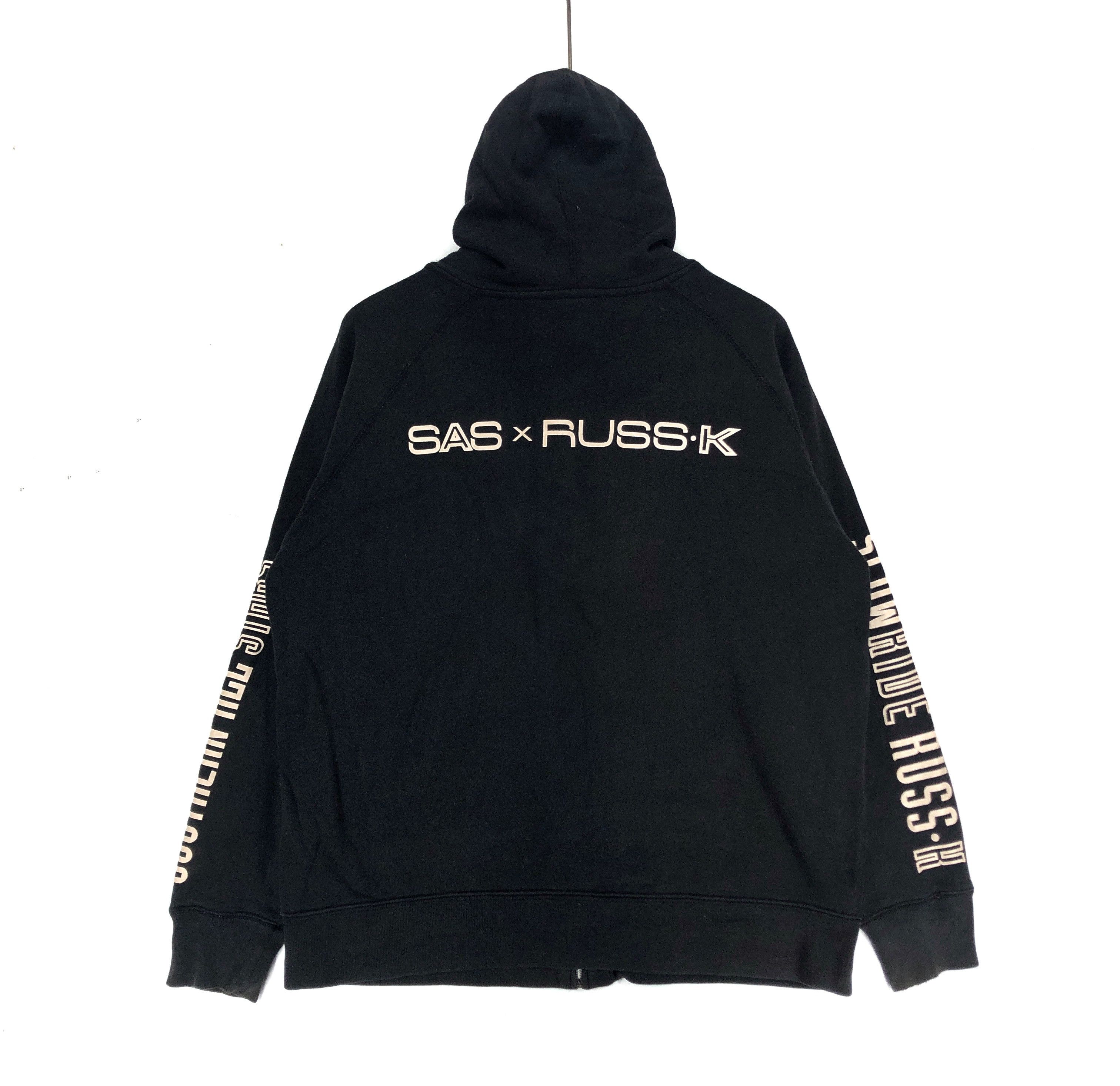Japanese Brand RUSS K x SAS Zipper Hoodie #2064-70 Size US XL / EU 56 / 4 - 6 Thumbnail