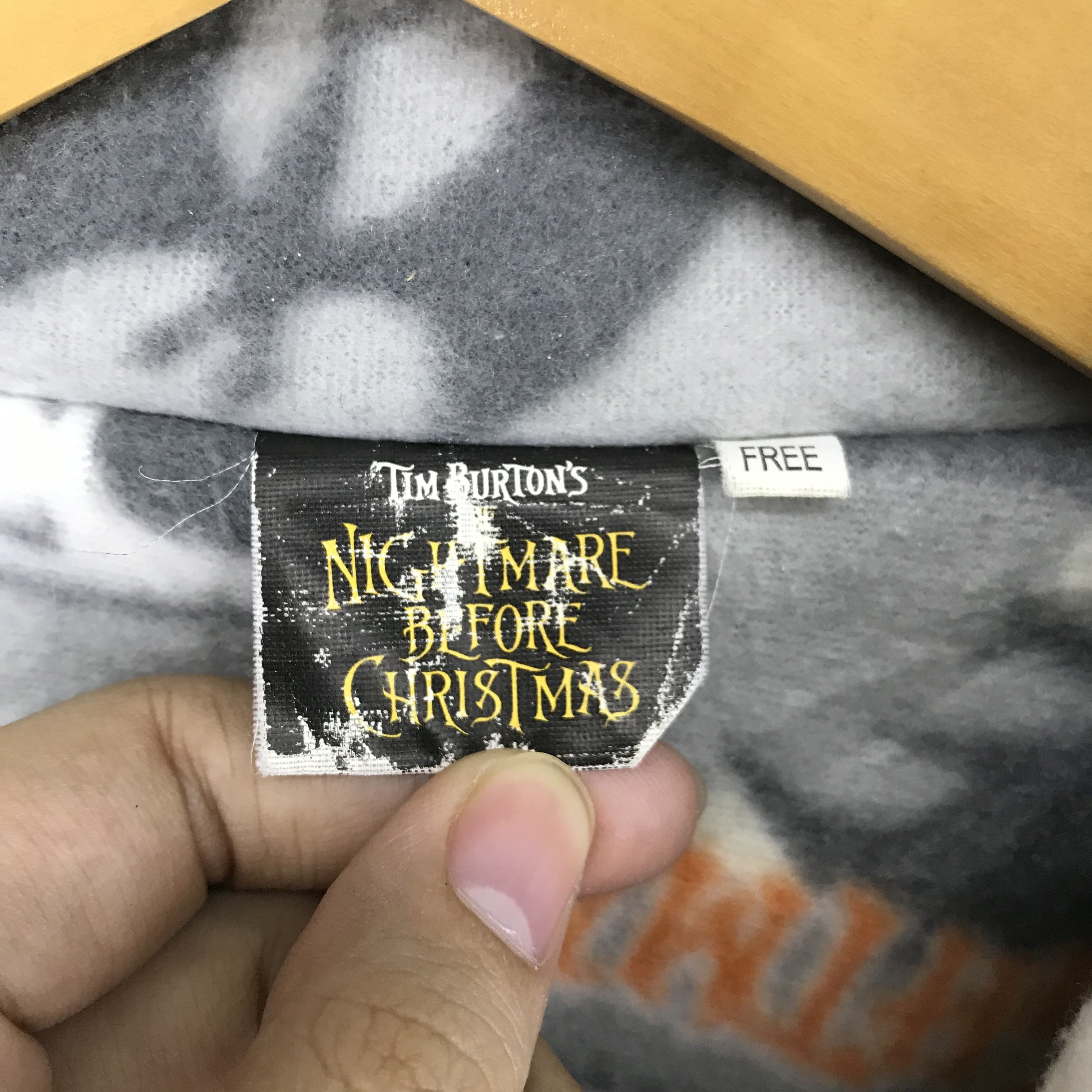 Cartoon Network TIM BURTONS The Nightmare Before Christmas Fleece #2430-84 Size US M / EU 48-50 / 2 - 5 Thumbnail