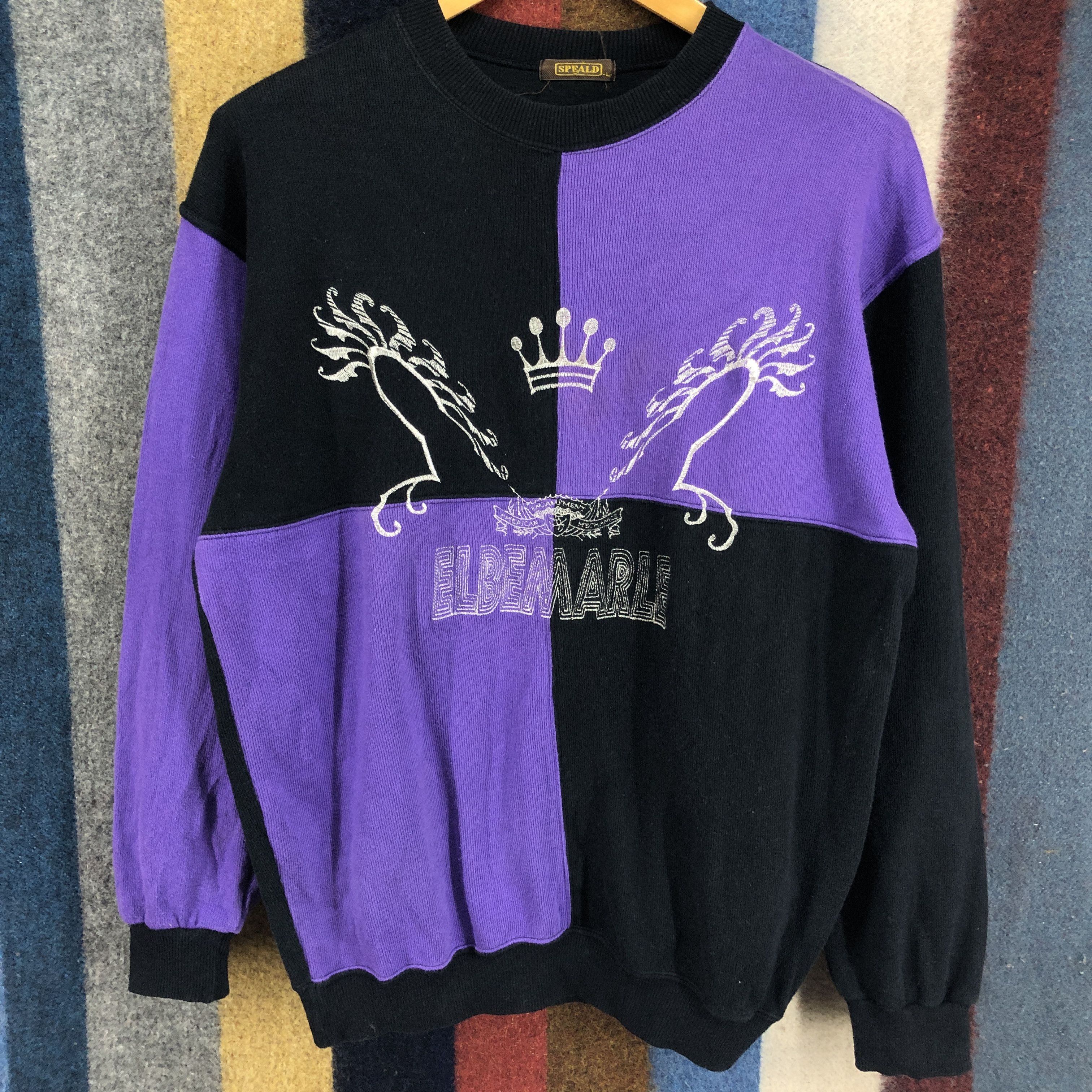 Japanese Brand ELBEMARLE by SPEALD Crew Neck Sweatshirt #0560/X Size US M / EU 48-50 / 2 - 2 Thumbnail