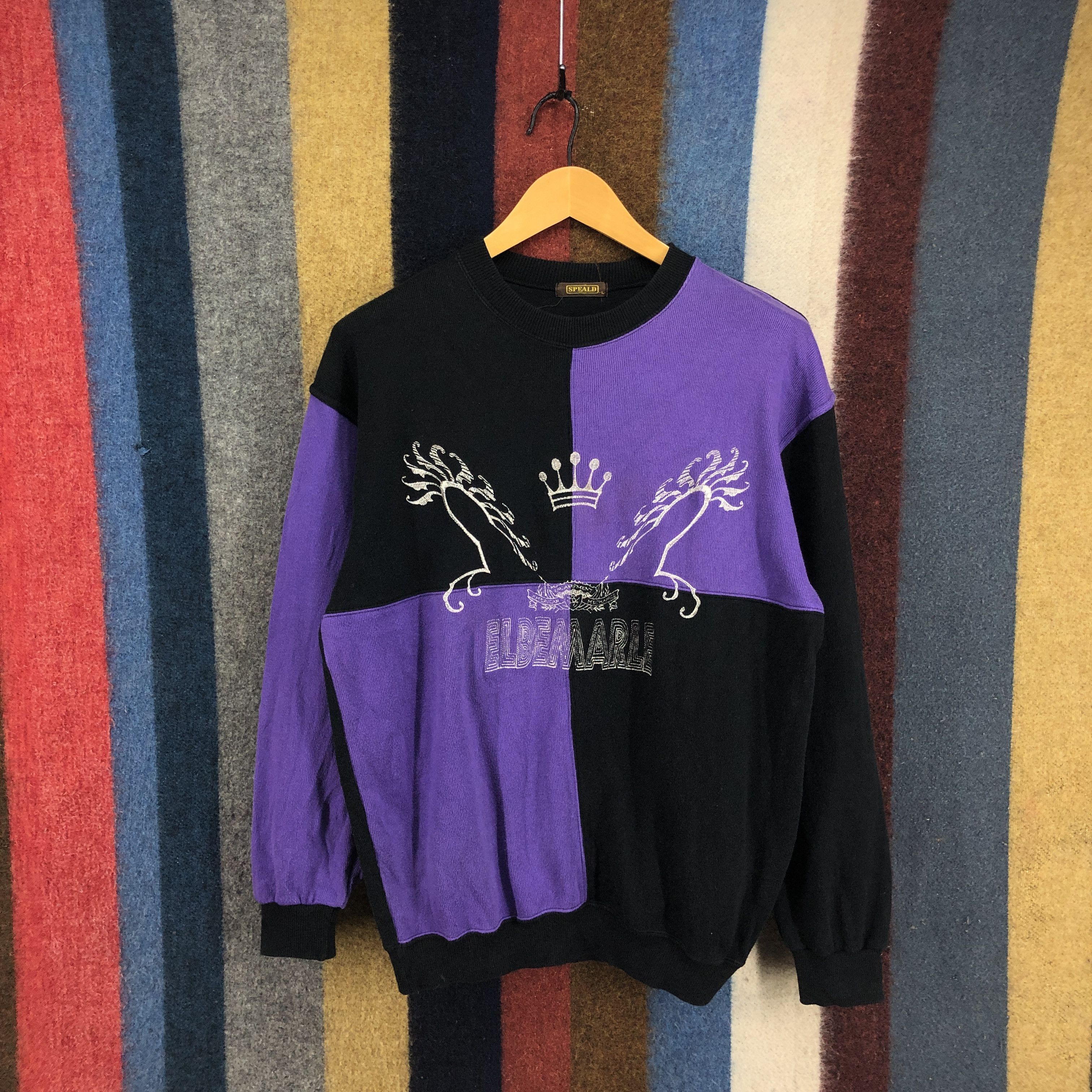 Japanese Brand ELBEMARLE by SPEALD Crew Neck Sweatshirt #0560/X Size US M / EU 48-50 / 2 - 1 Thumbnail